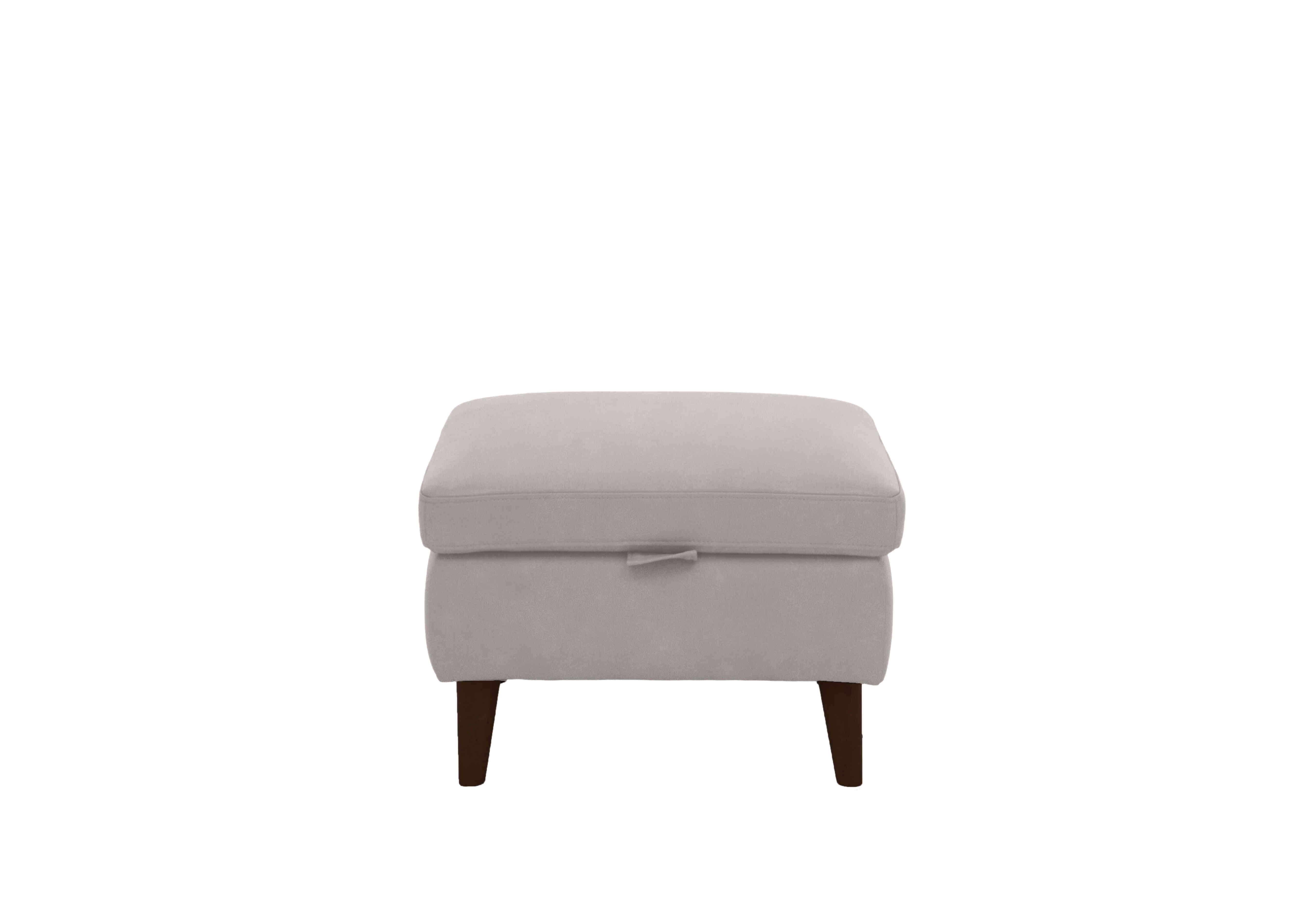 Morgan Fabric Storage Footstool in Stone Dexter 02 43502 on Furniture Village