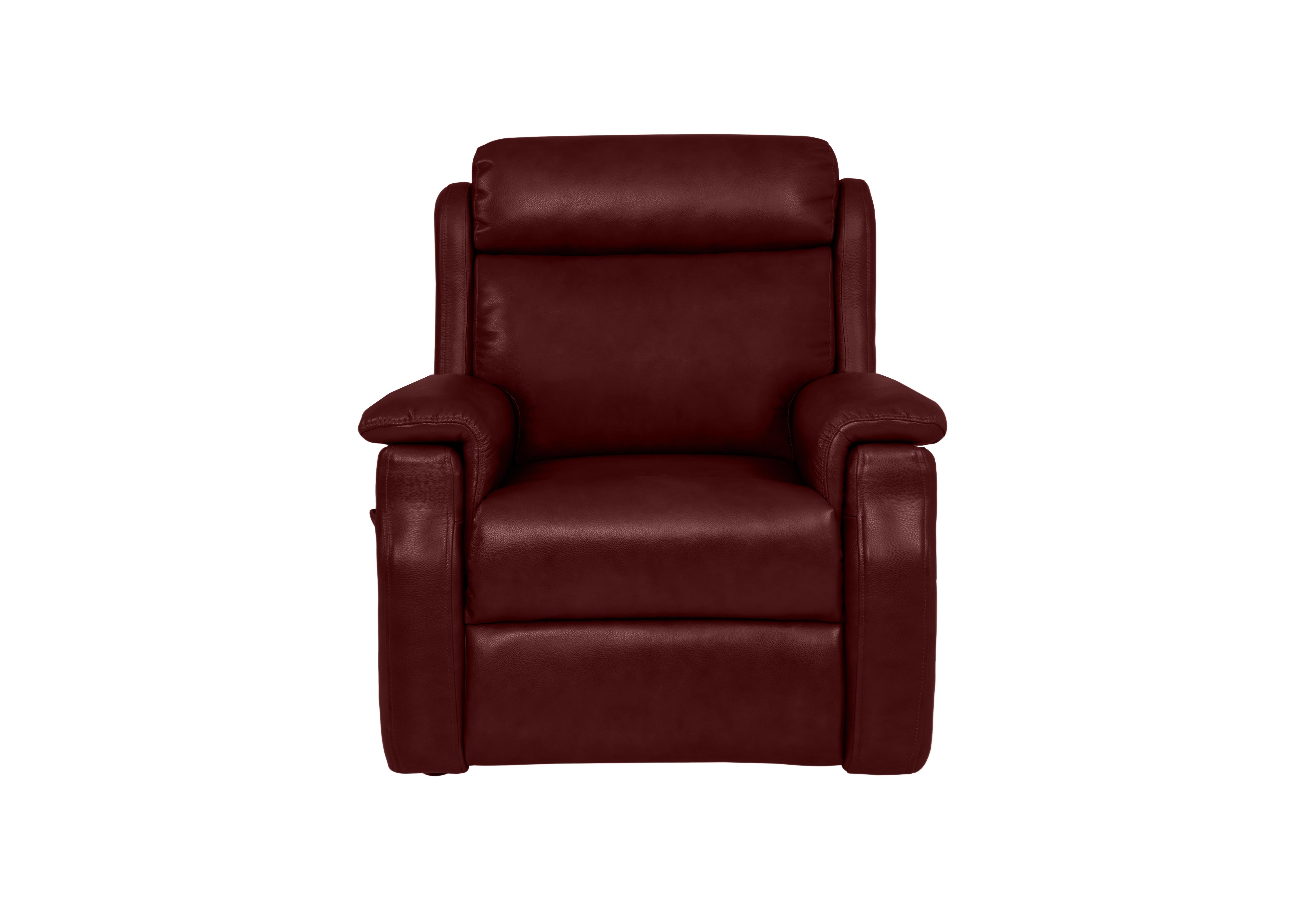 My Chair Kirk Leather Lift and Rise Chair in Cat-60/15 Montana Ruby on Furniture Village