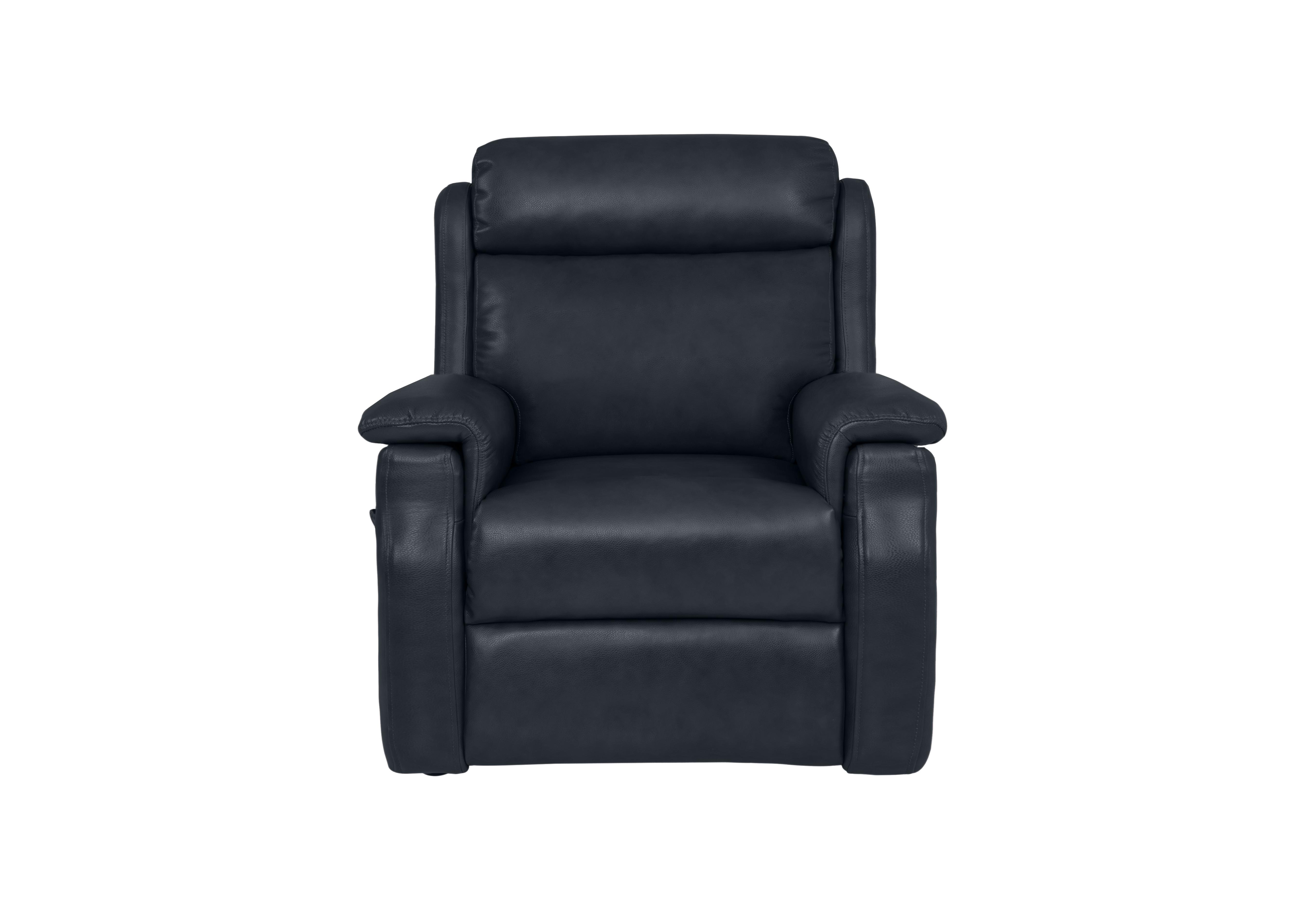 My Chair Kirk Leather Lift and Rise Chair in Cat-60/24 Montana Navy on Furniture Village