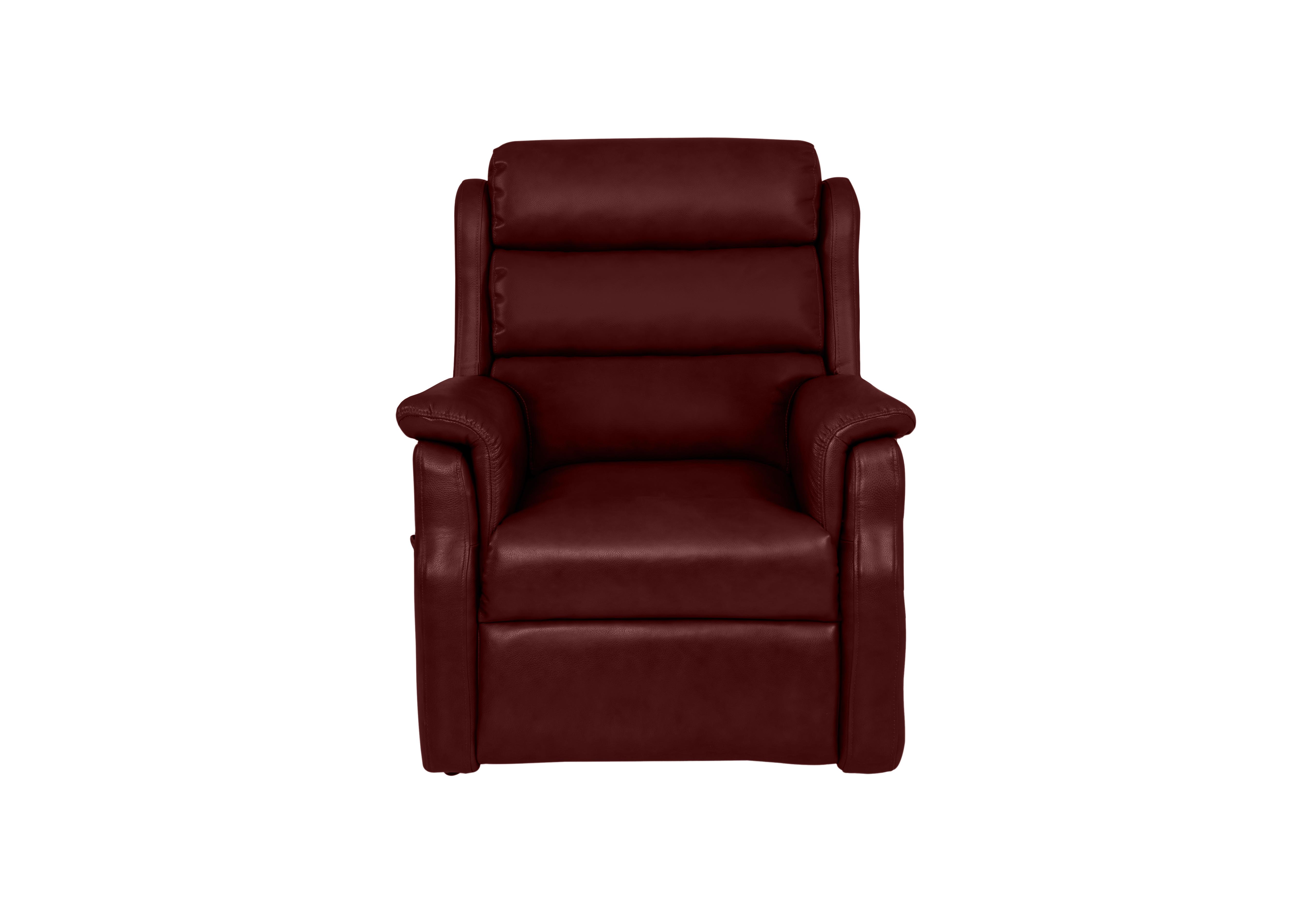 My Chair McCoy Leather Lift and Rise Chair in Cat-60/15 Montana Ruby on Furniture Village