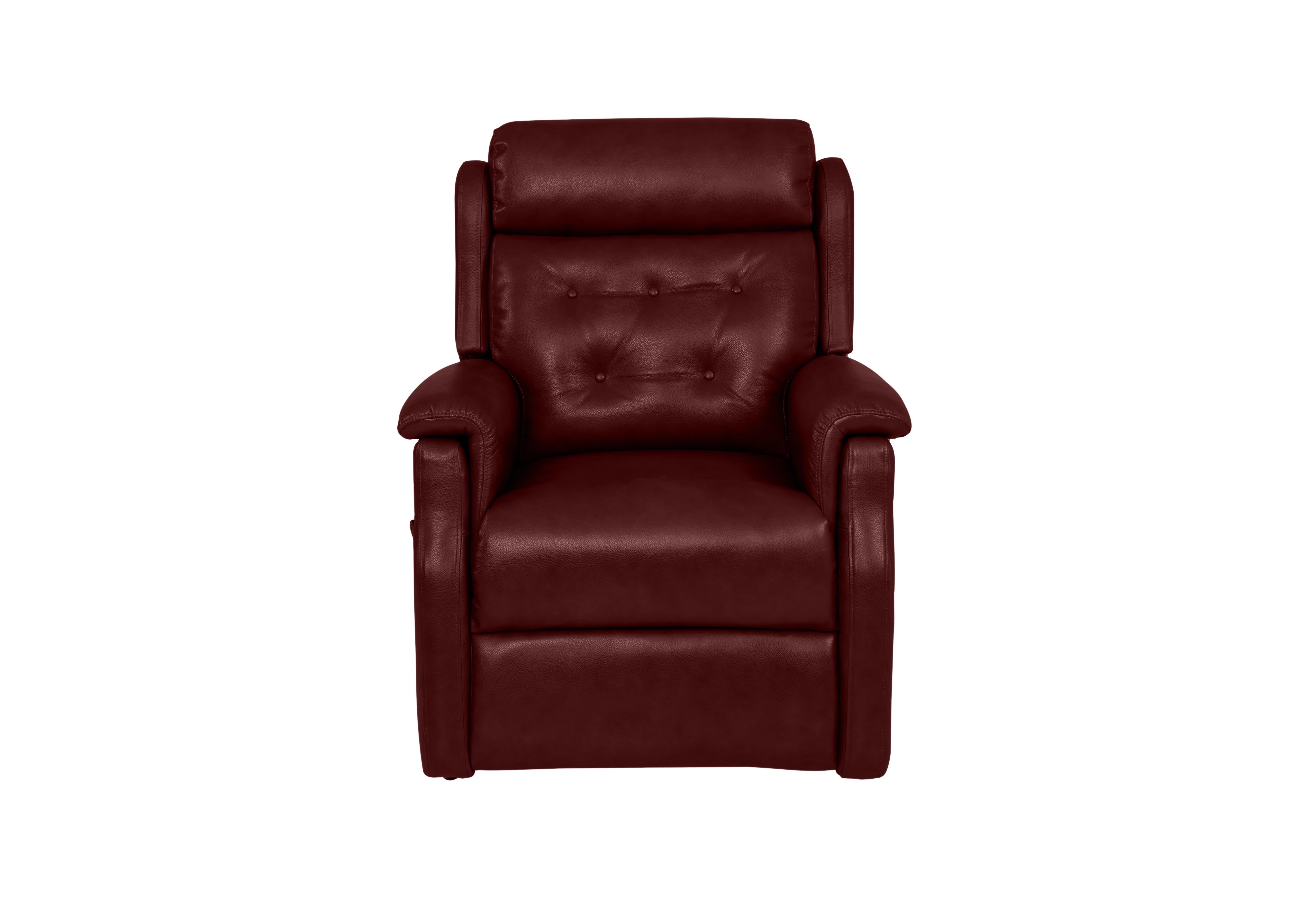 My Chair Scott Leather Lift and Rise Chair in Cat-60/15 Montana Ruby on Furniture Village
