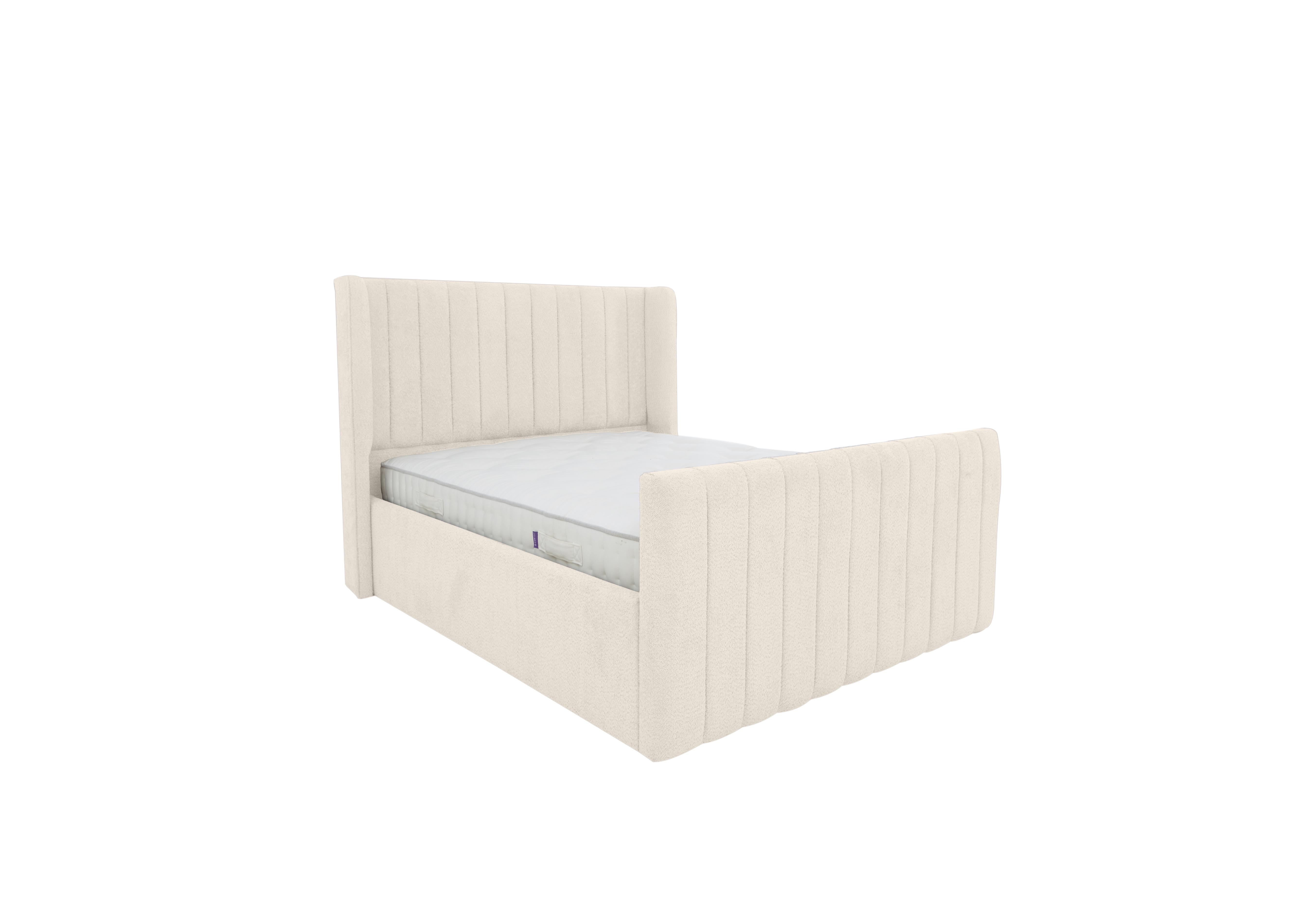 Eira High Foot End Bed Frame in Comfy Oat on Furniture Village