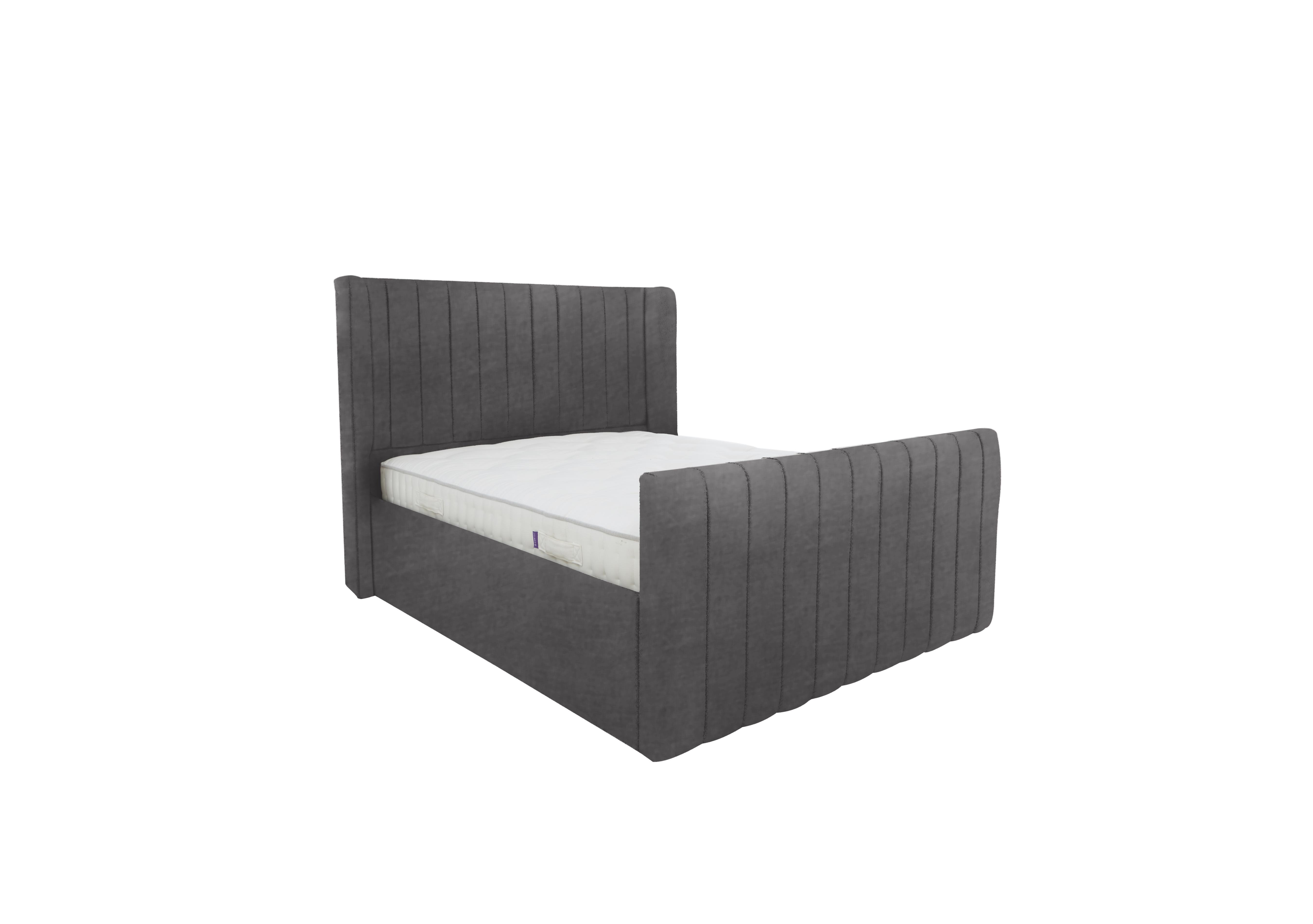 Eira High Foot End Bed Frame in Savannah Coal on Furniture Village