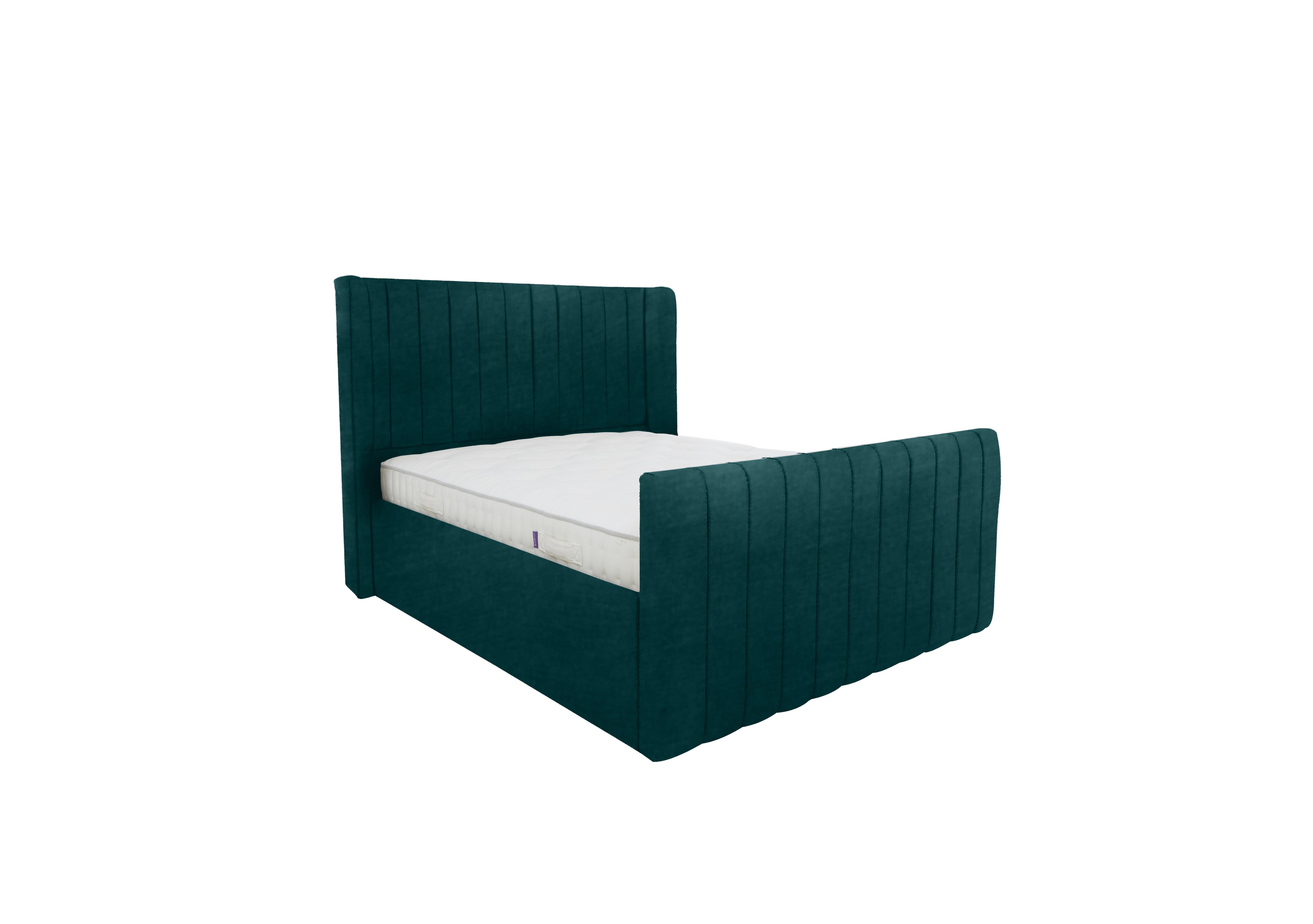 Eira High Foot End Bed Frame in Savannah Ocean on Furniture Village