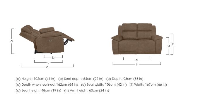Utah 2 Seater Fabric Sofa in  on Furniture Village