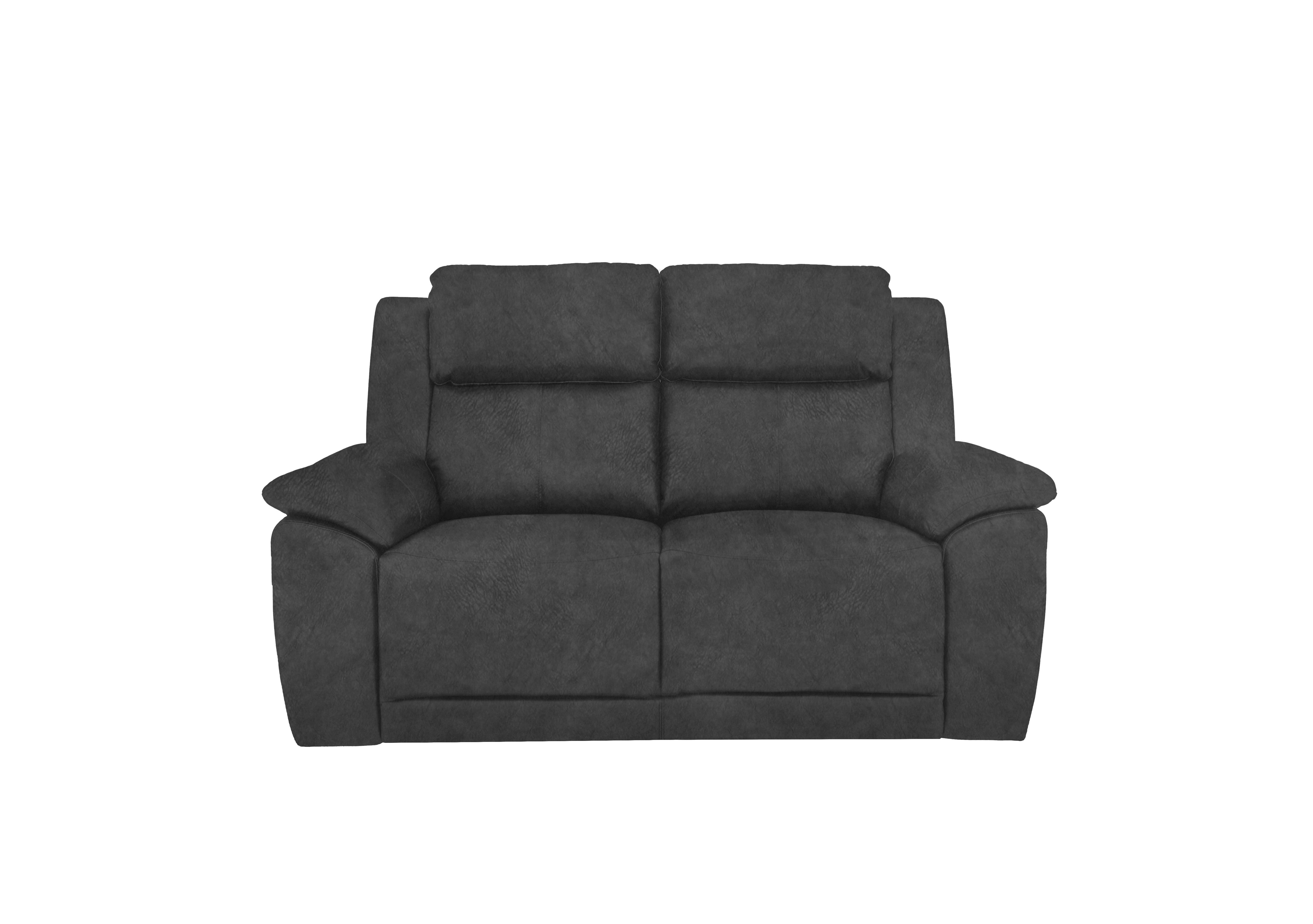 Utah 2 Seater Fabric Sofa in Dark Grey Be-0101 on Furniture Village