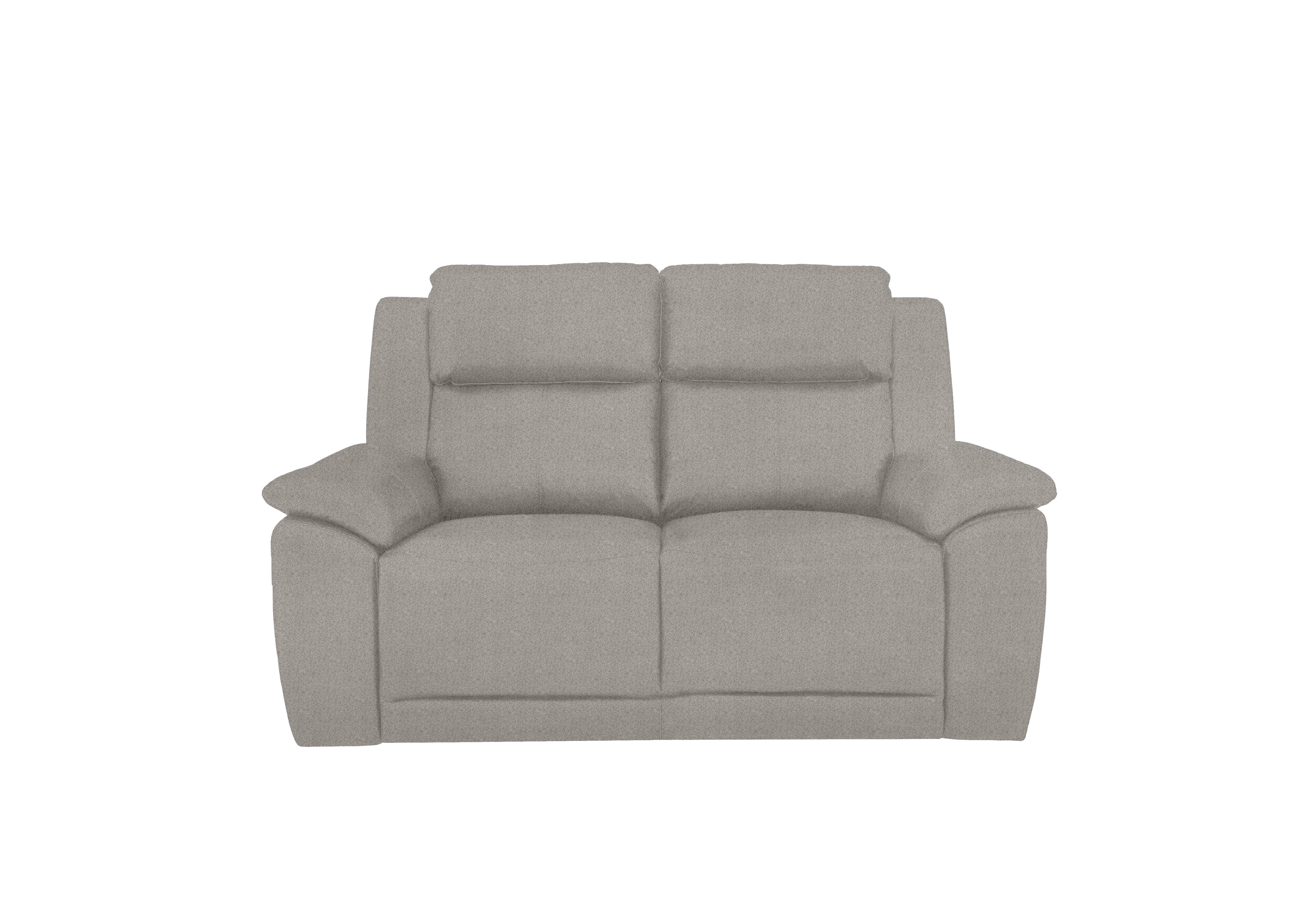 Utah 2 Seater Fabric Sofa in Rosy Light Grey Rs-0102 on Furniture Village