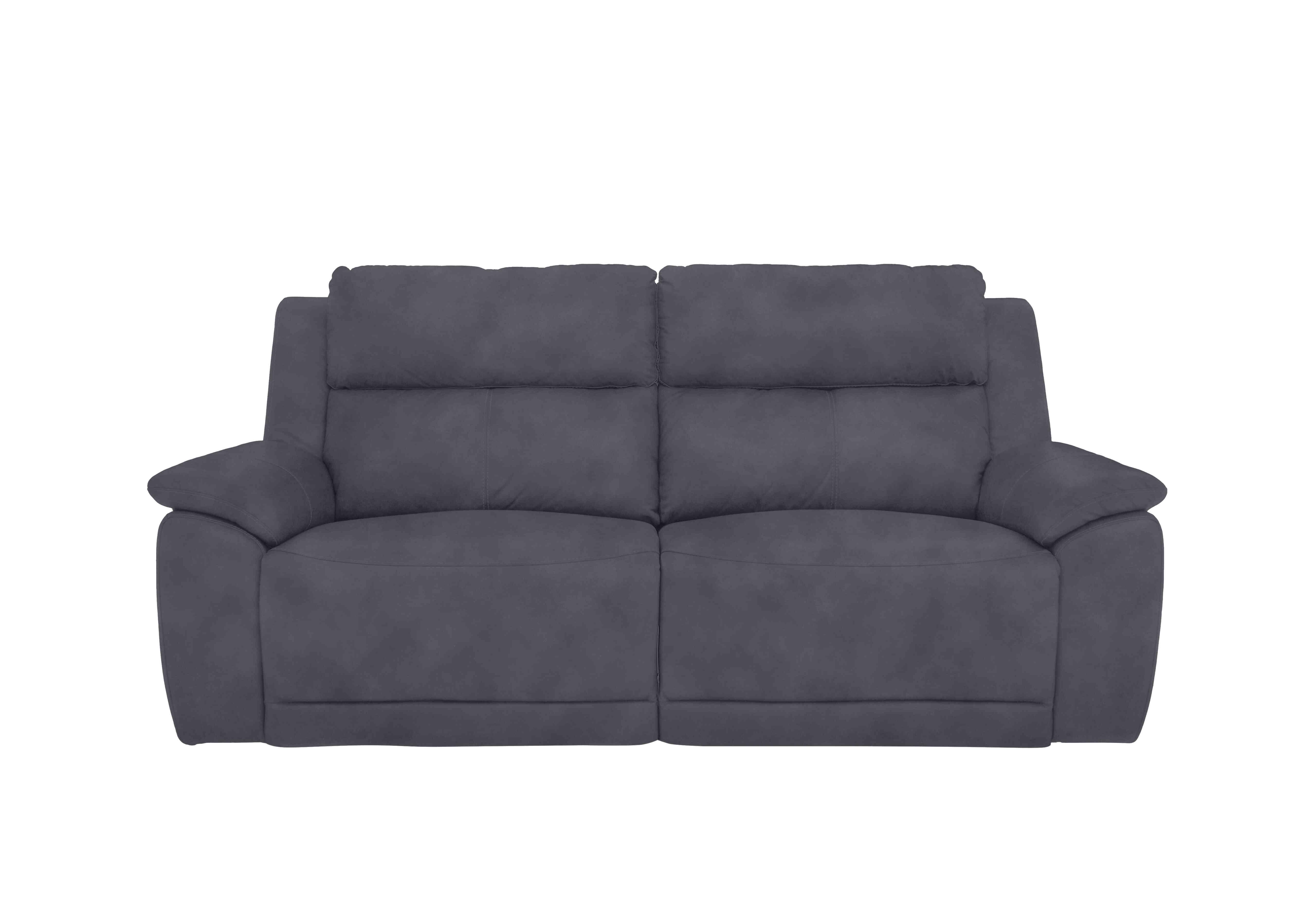 Utah 3 Seater Fabric Sofa in Nappa Grey Np-1107 on Furniture Village