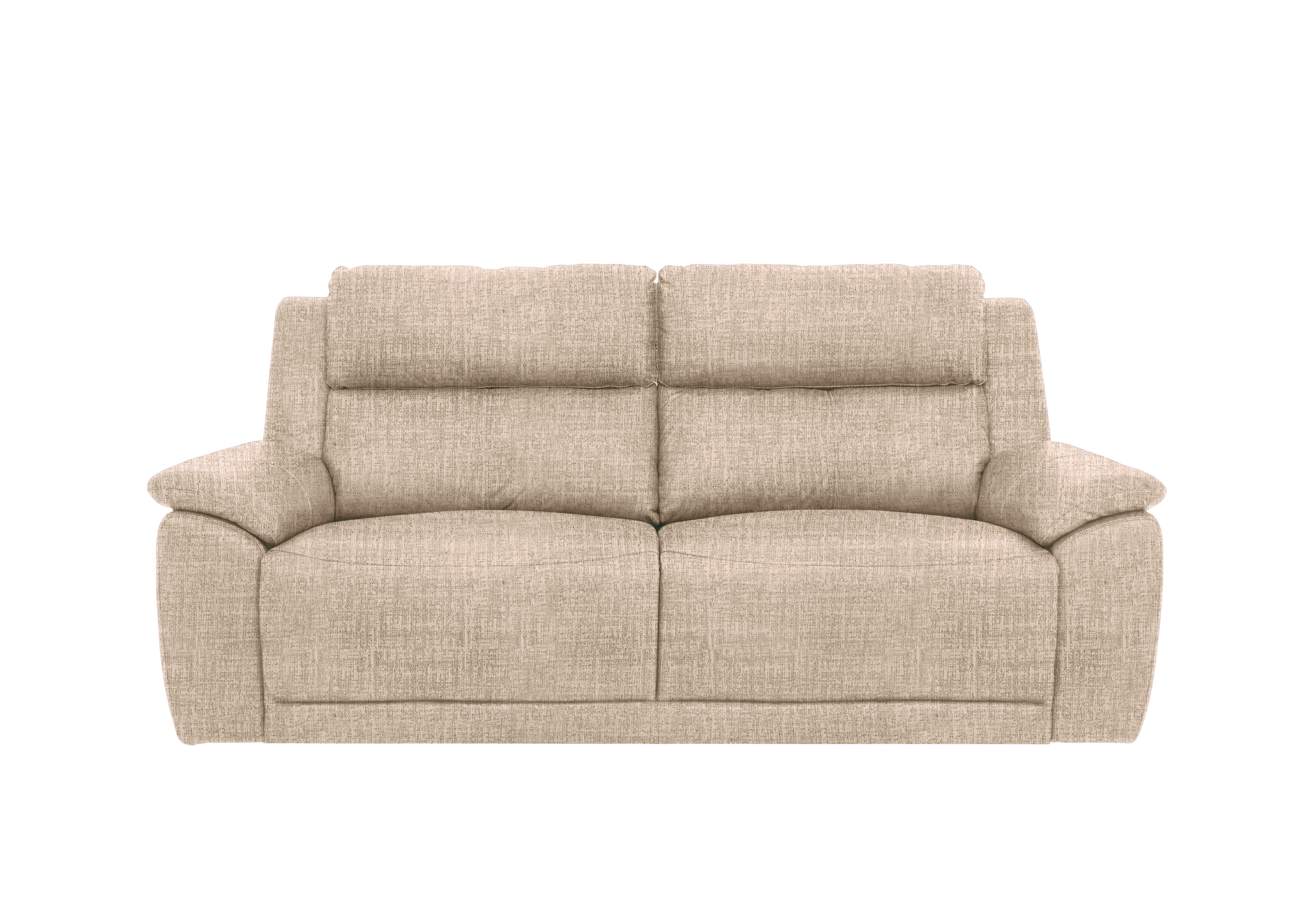 Utah 3 Seater Fabric Sofa in Oatmeal We-0101 on Furniture Village