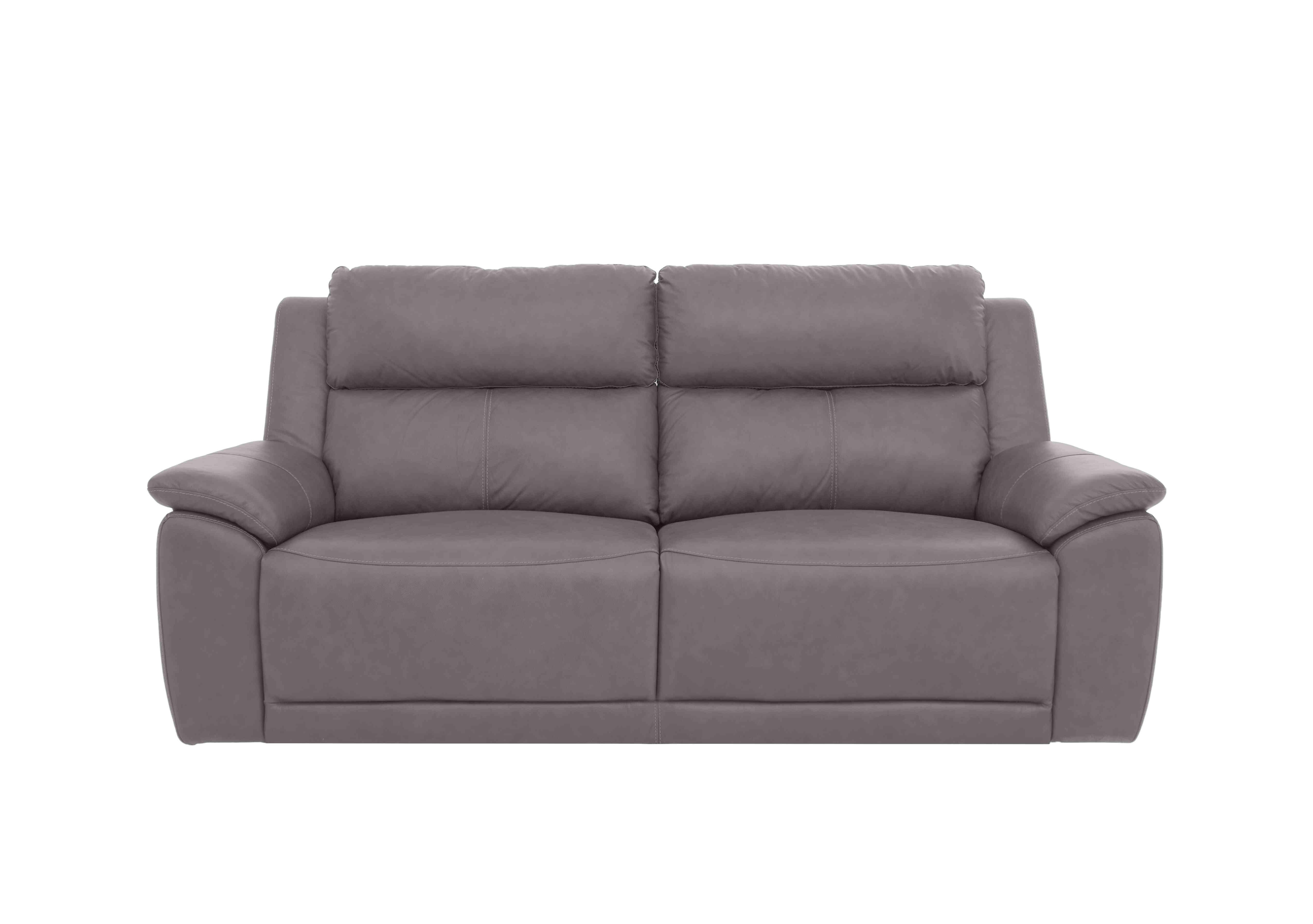 Utah 3 Seater Leather Sofa in Natural Ash La-4825 on Furniture Village