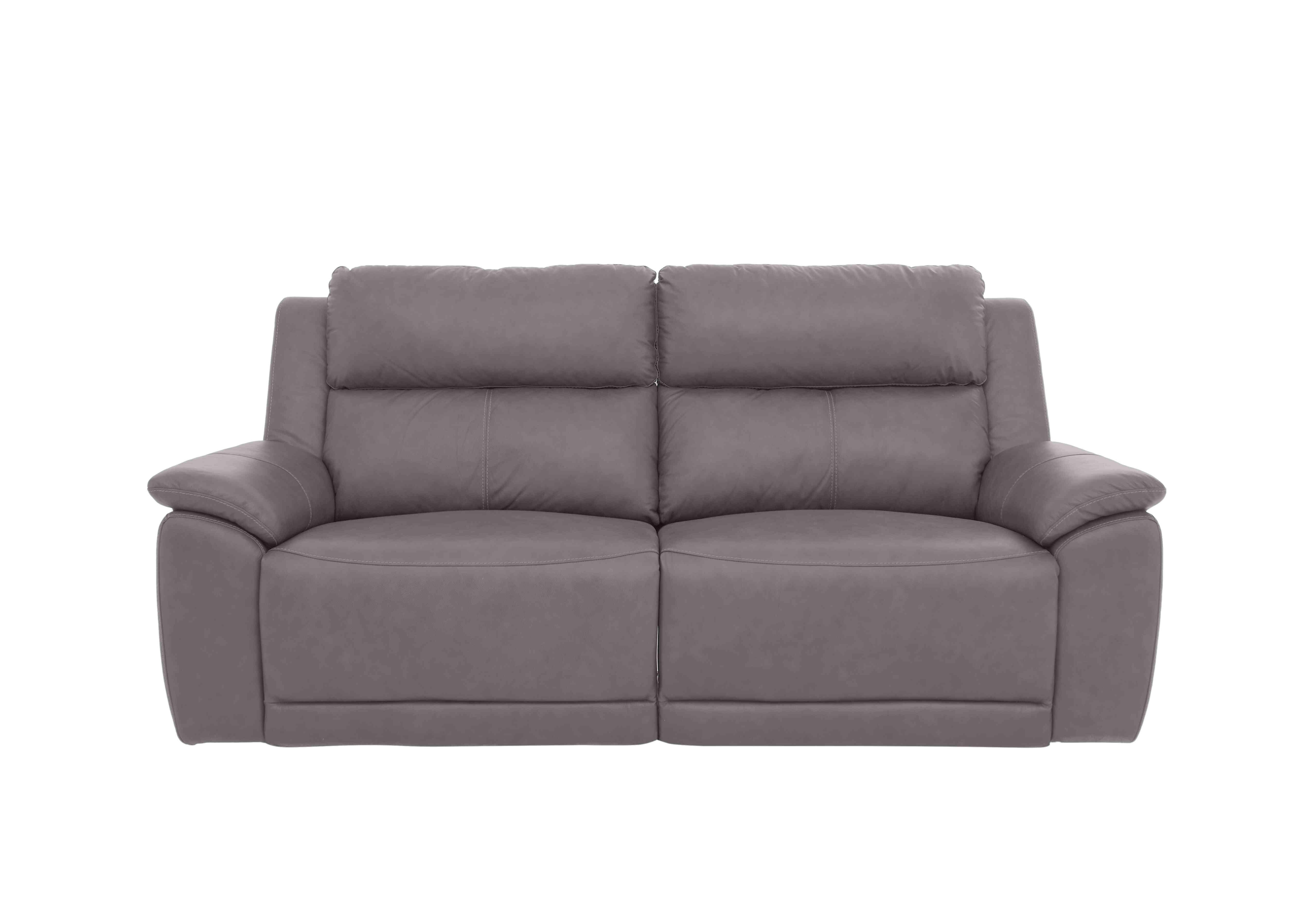 Utah 3 Seater Leather Sofa in Natural Ash La-4825 on Furniture Village