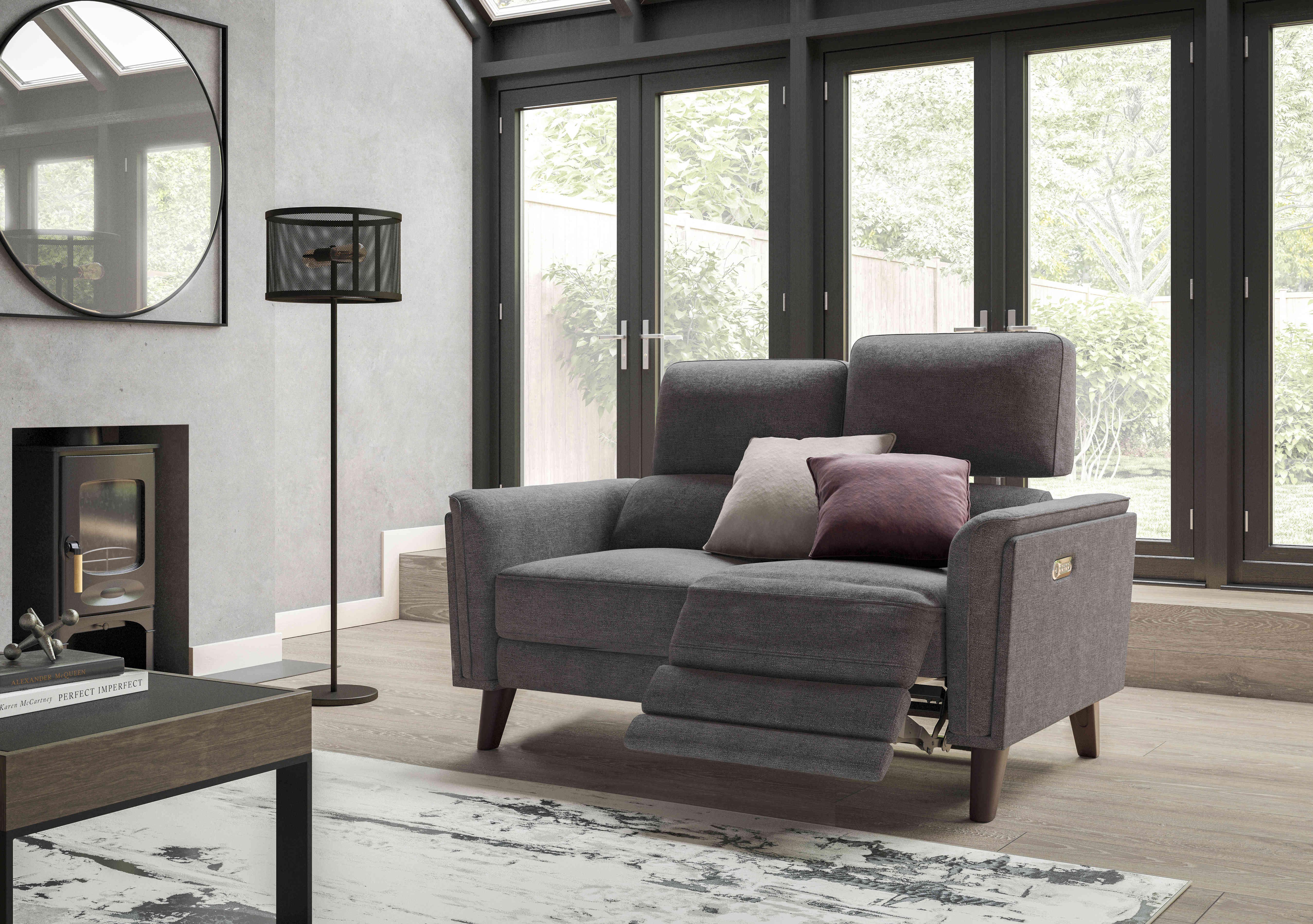 Compact Collection Klein 2 Seater Fabric Sofa in  on Furniture Village