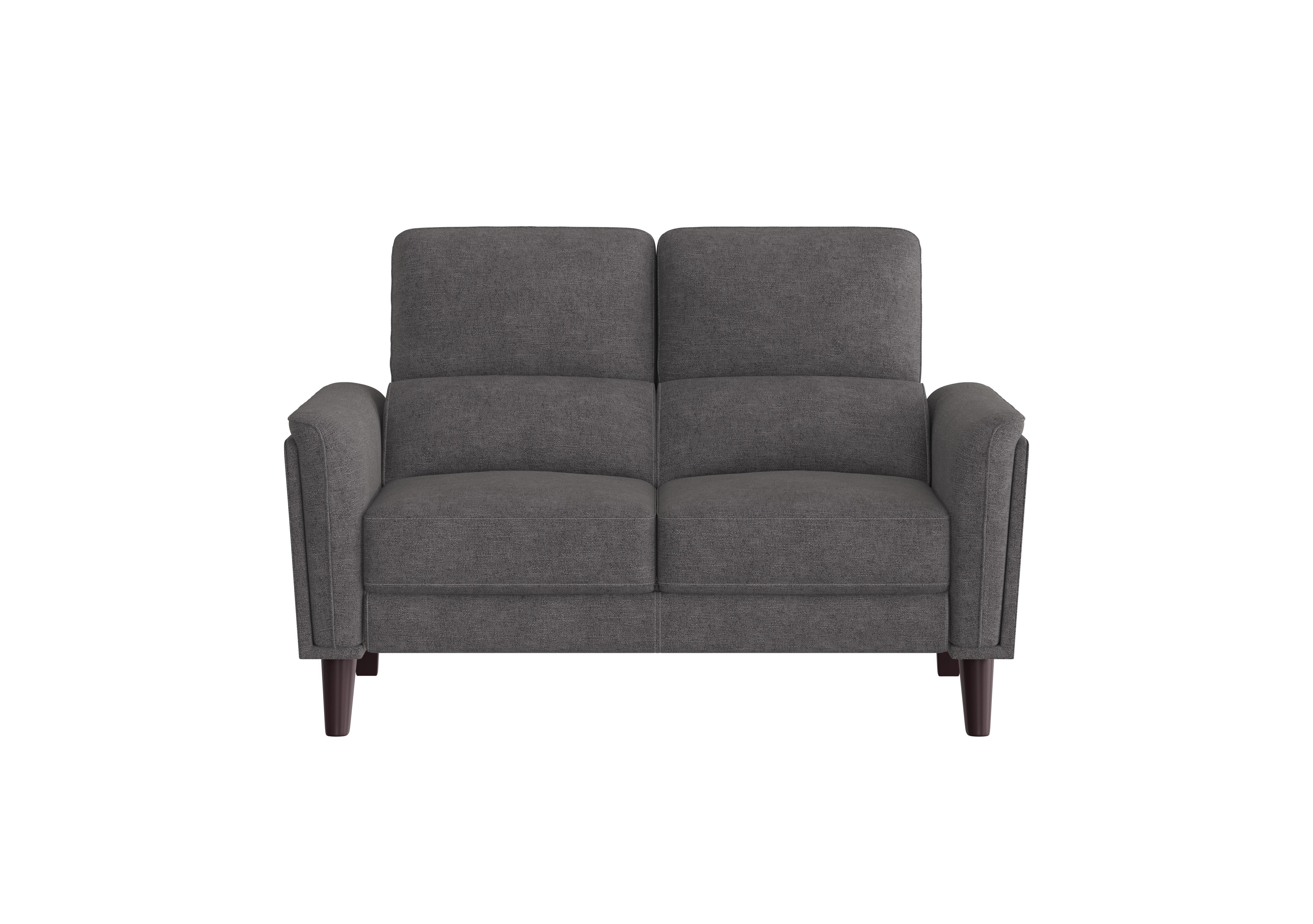 Compact Collection Klein 2 Seater Fabric Sofa in Fab-Meo-R25 Iron Grey on Furniture Village