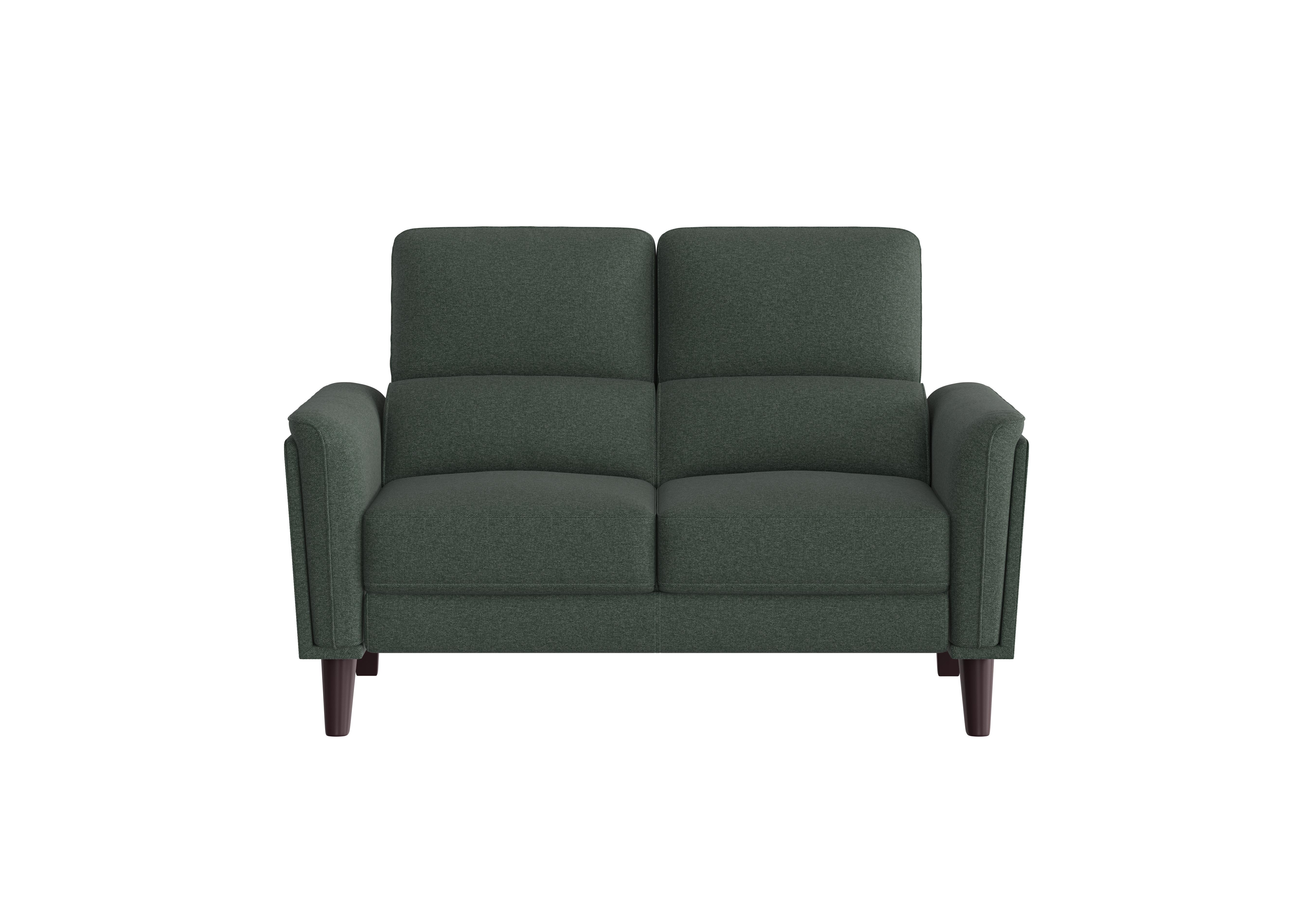 Compact Collection Klein 2 Seater Fabric Sofa in Fab-Ska-R48 Moss Green on Furniture Village