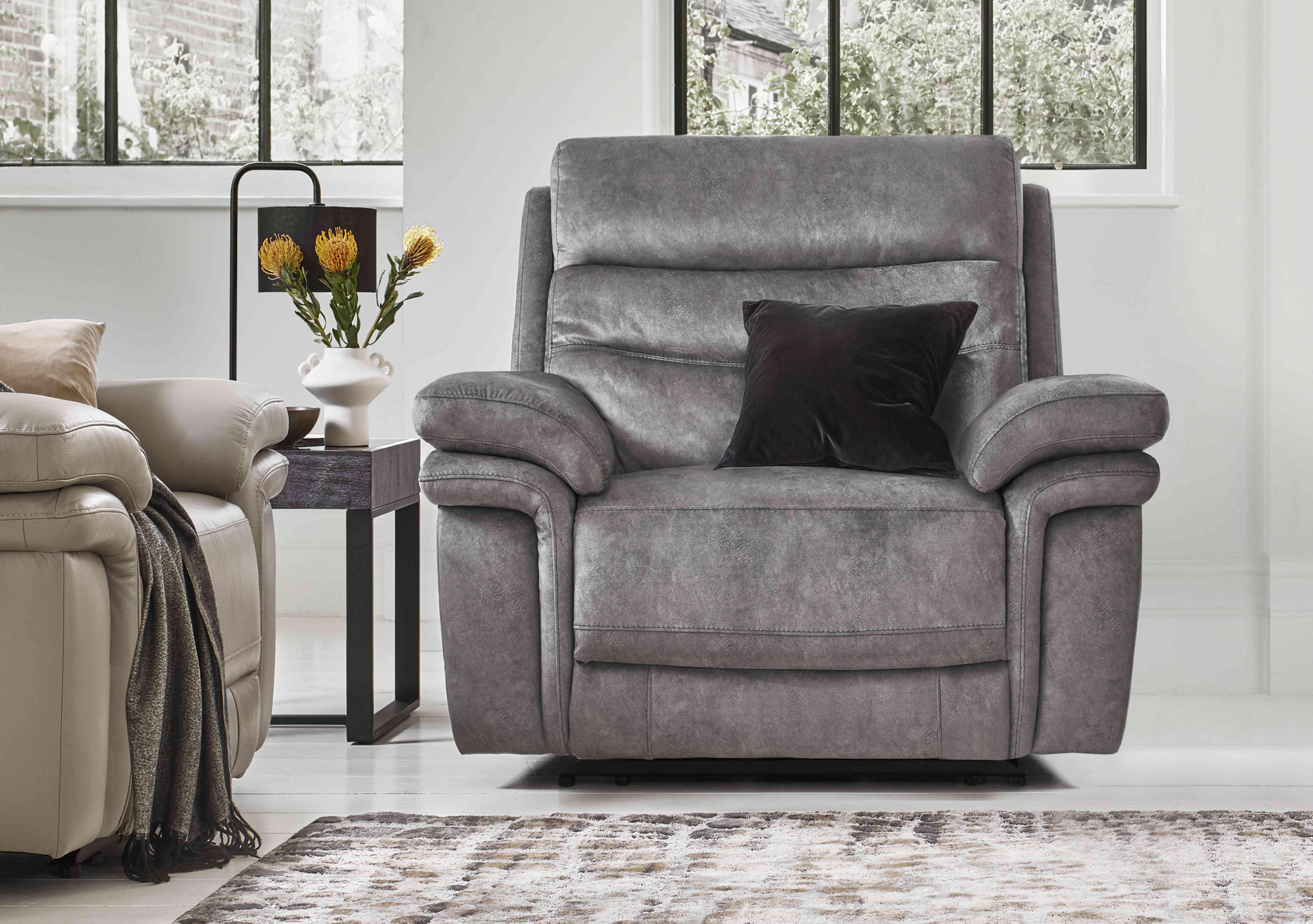 Berlin Fabric Chair in  on Furniture Village