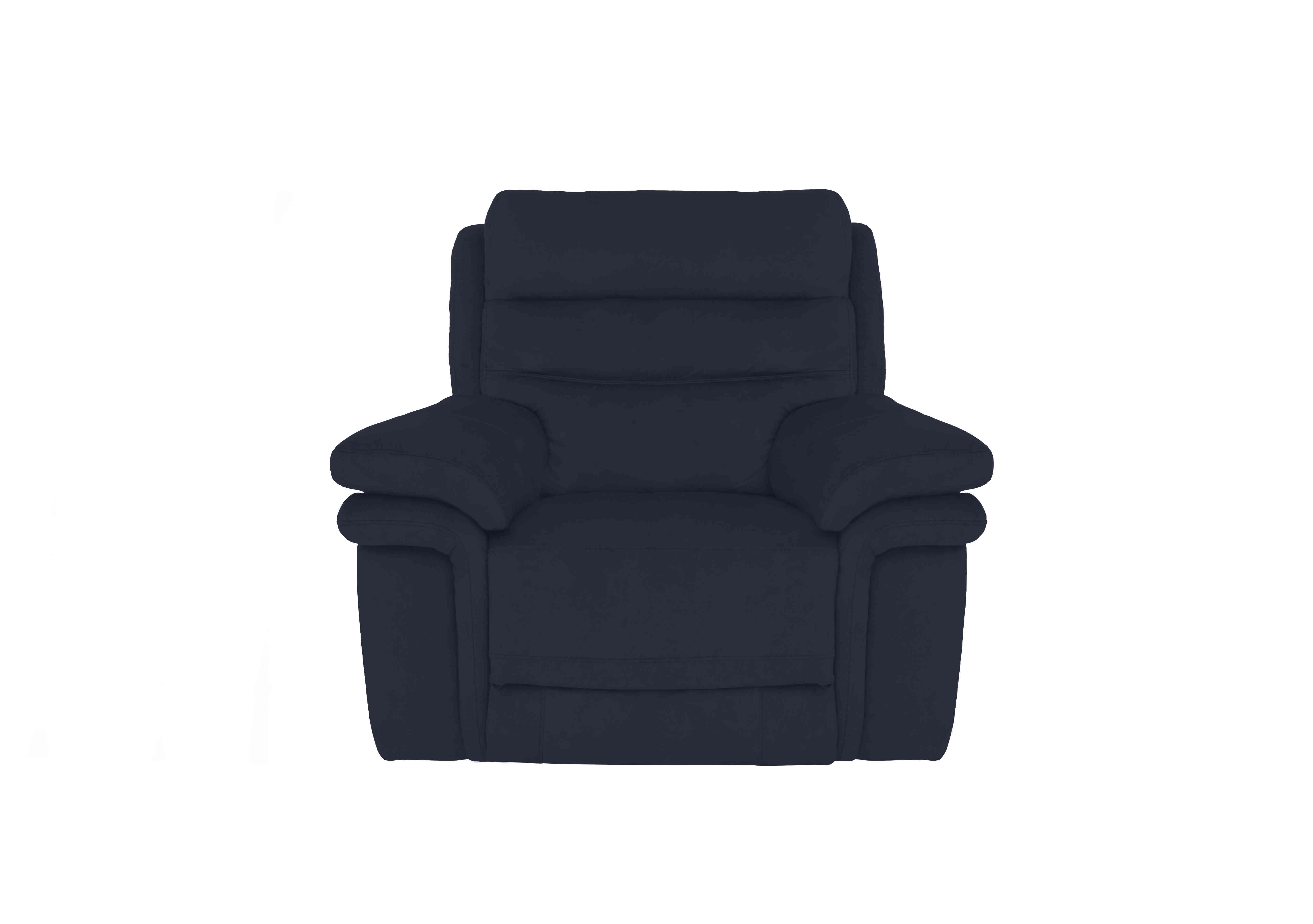 Berlin Fabric Chair in Velvet Navy Blue Vv-0318 on Furniture Village