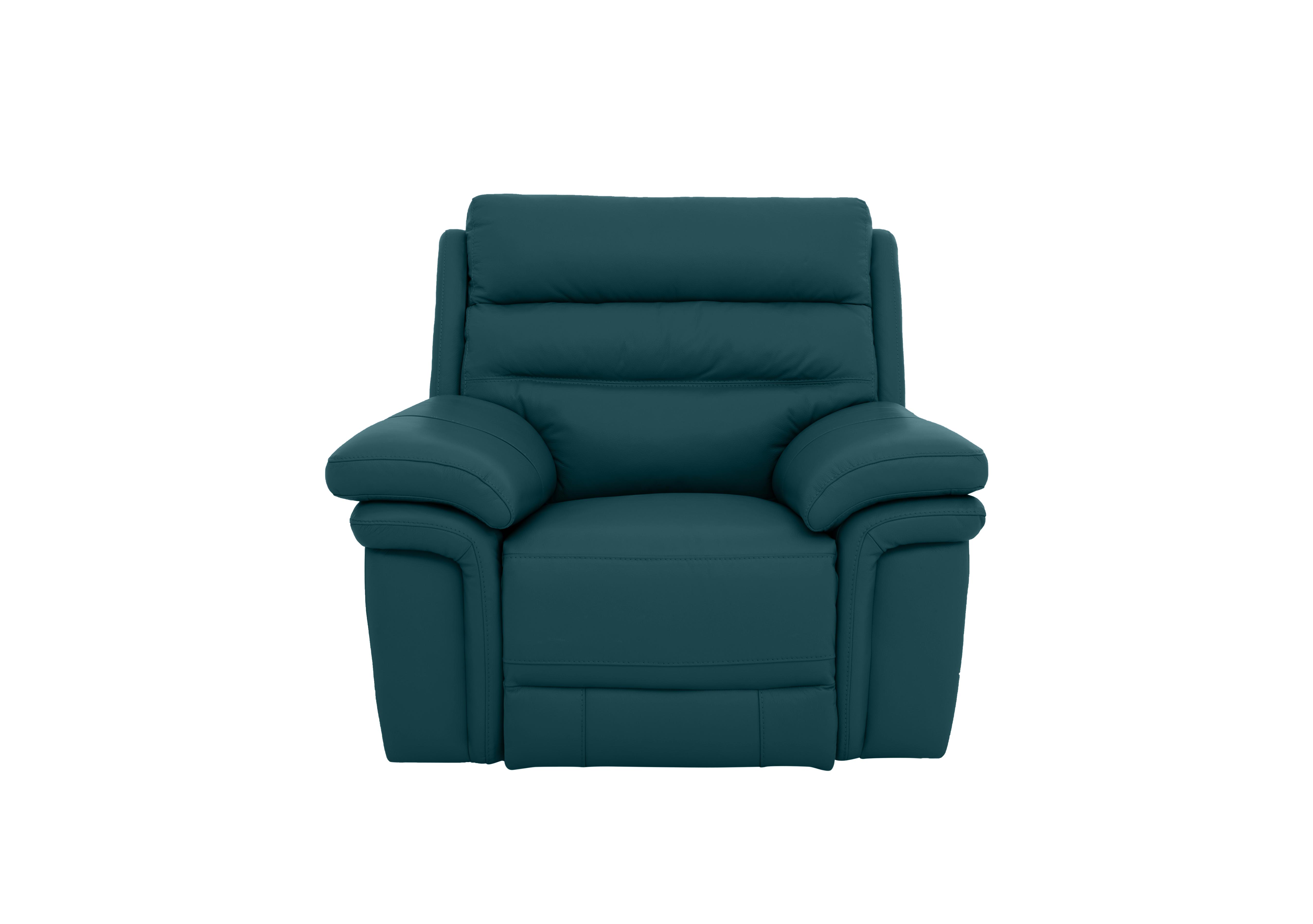 Berlin Leather Chair in Midnight Jade Le-9314 on Furniture Village