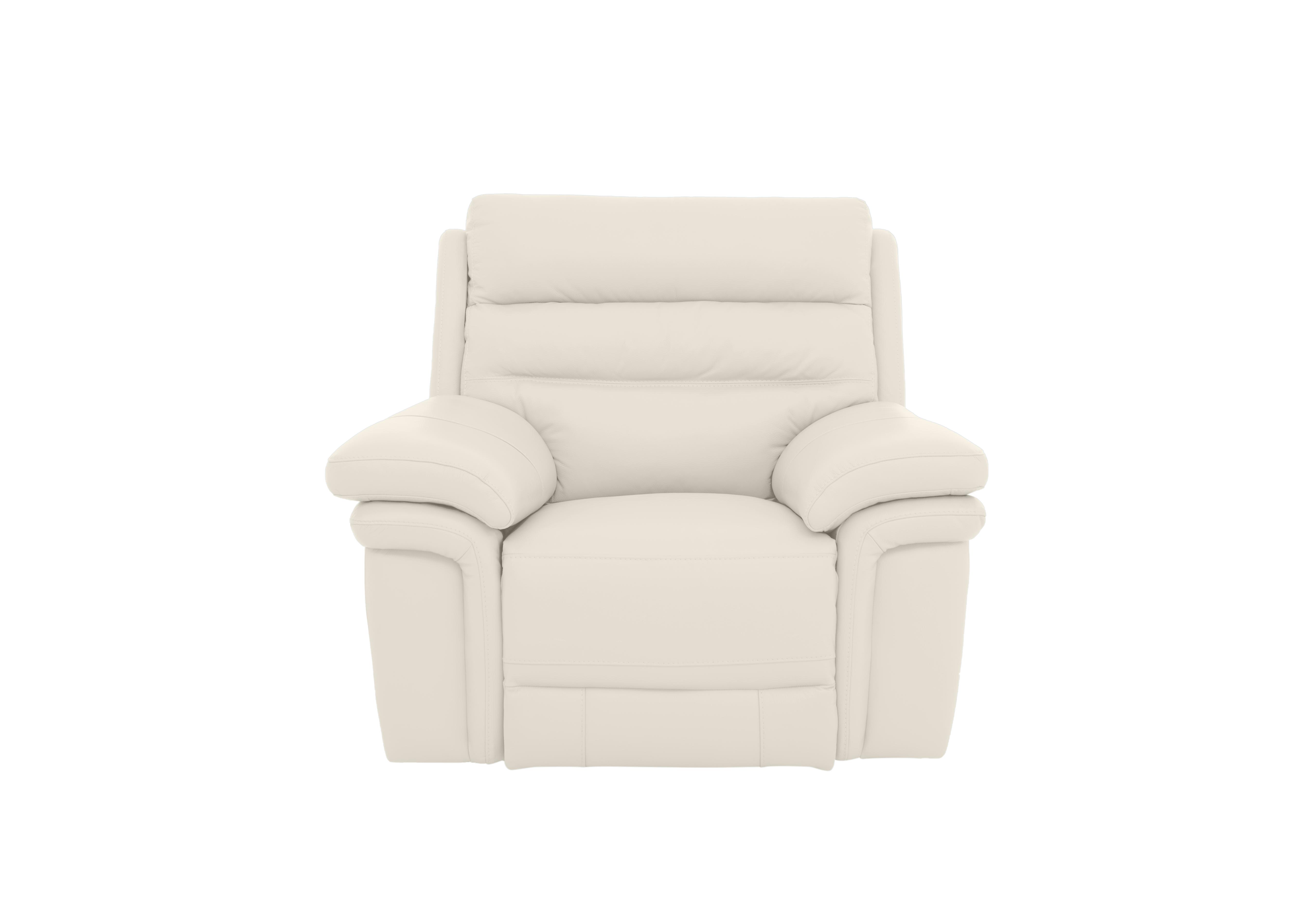 Berlin Leather Chair in White Le-9307 on Furniture Village