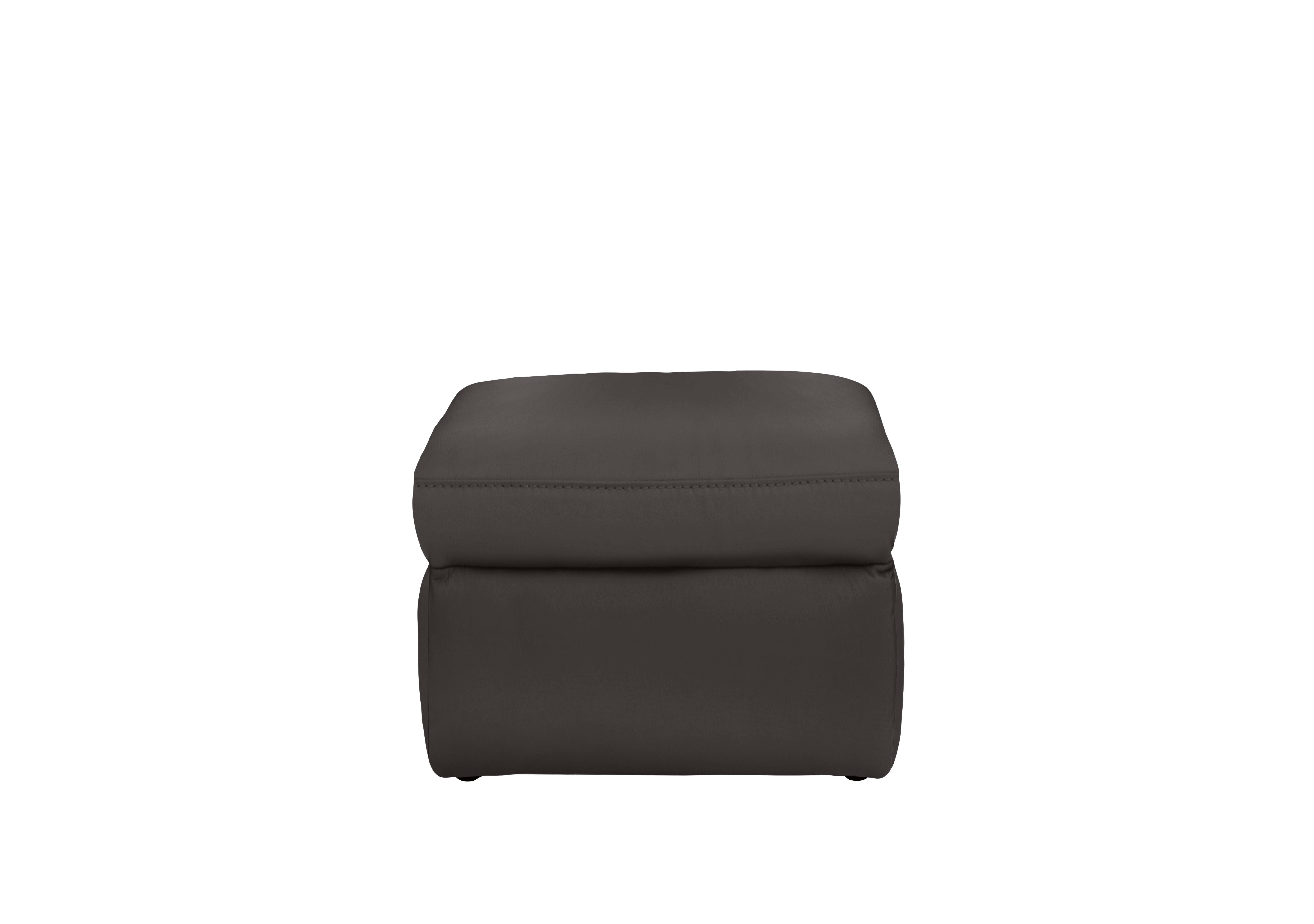 Berlin Leather Storage Footstool in Piompo Lx-6404 on Furniture Village