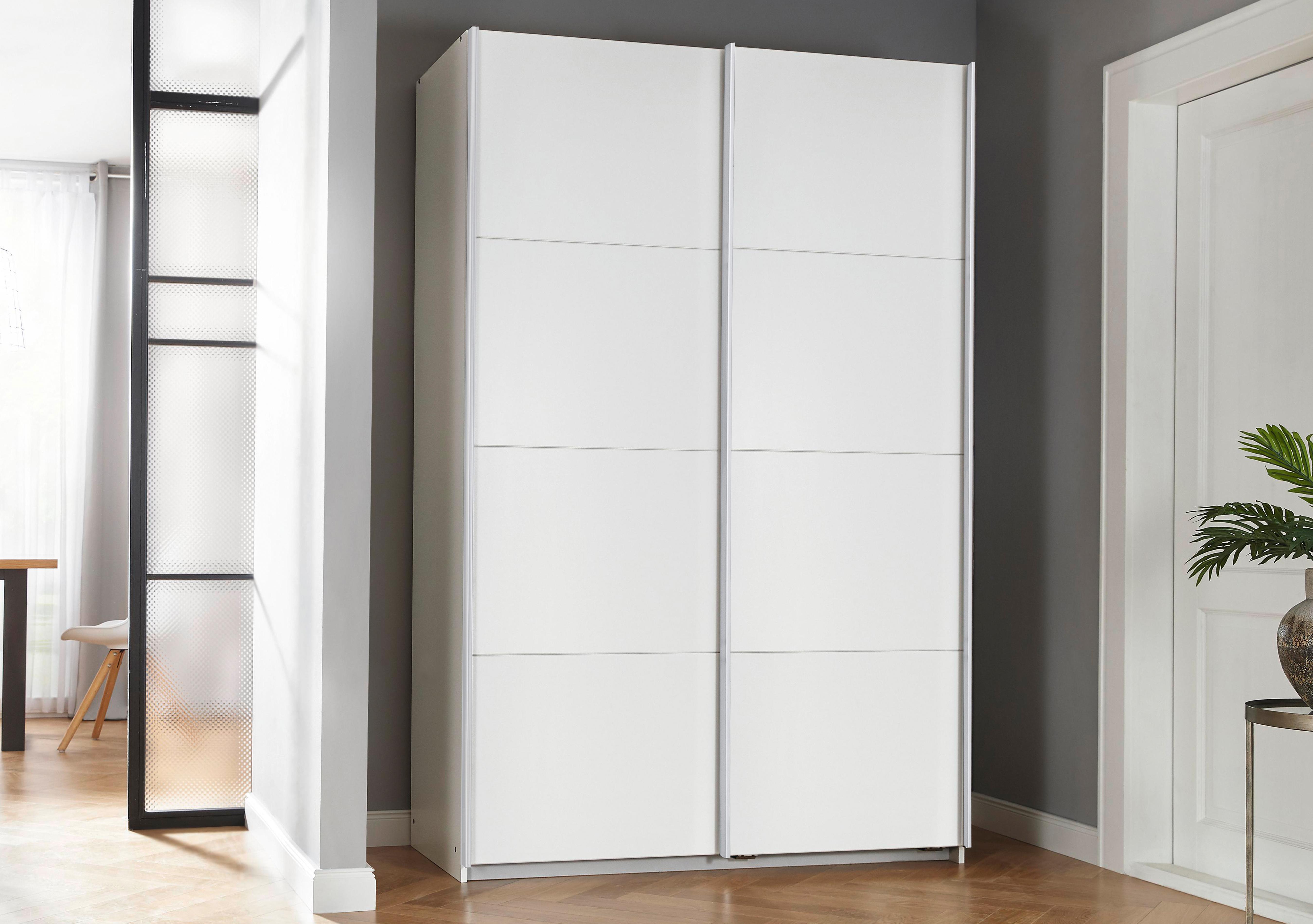 Lima 136cm 2 Door Sliding Wardrobe with Decor Front 210cm Tall in  on Furniture Village