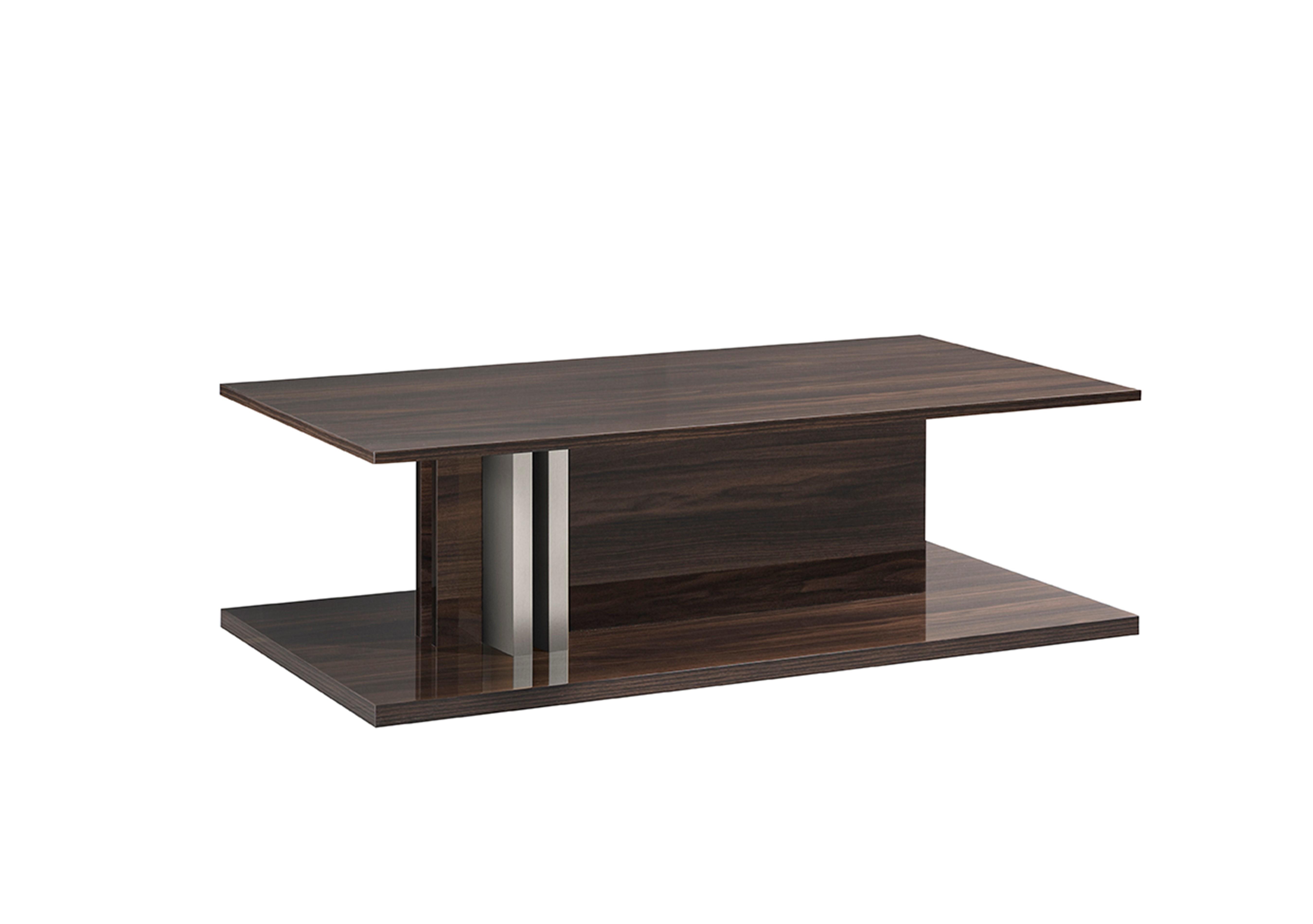 Venezia Rectangular Coffee Table in Walnut on Furniture Village