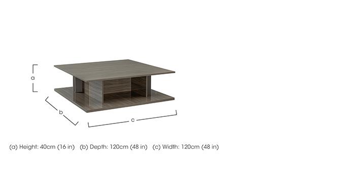 Venezia Square Coffee Table in  on Furniture Village