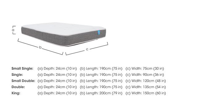 Sleep Sound Cooler Memory 3000 Mattress in  on Furniture Village