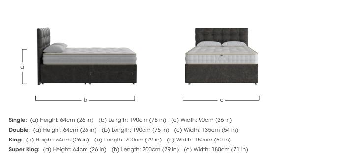 Boutique Ortho Divan Set in  on Furniture Village
