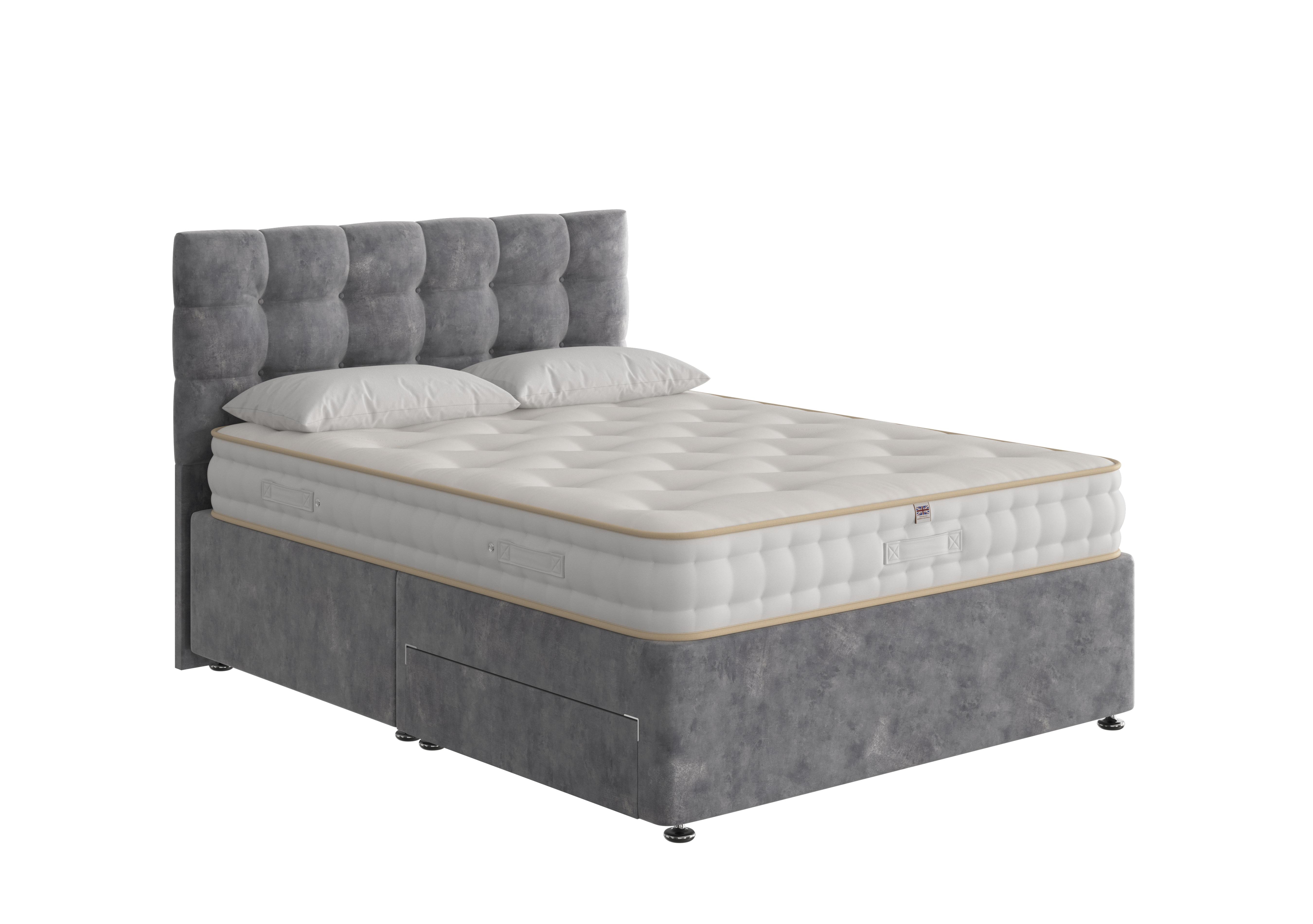 Boutique Ortho Divan Set in Milano Dolphin on Furniture Village
