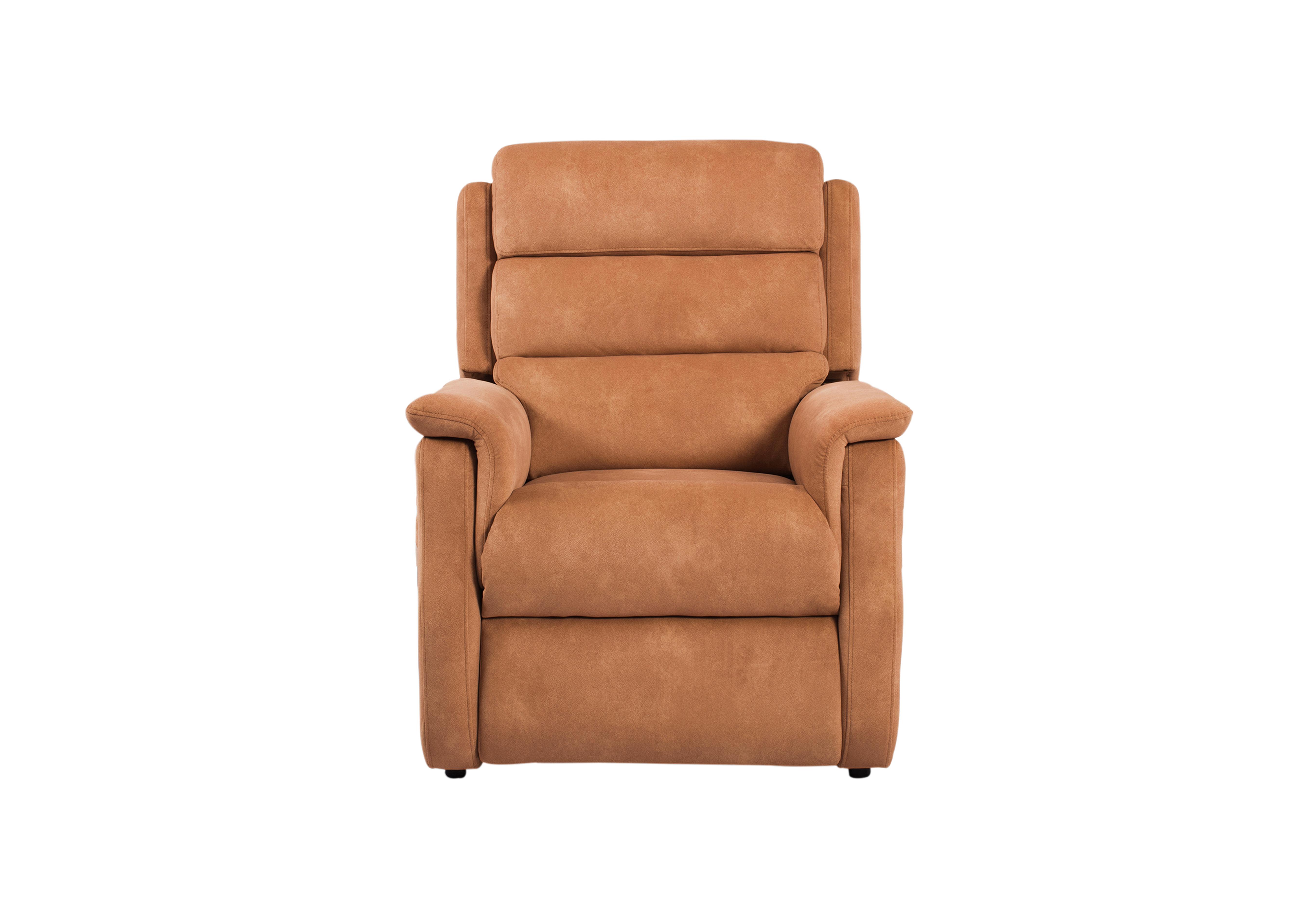 My Chair McCoy Fabric Lift and Rise Chair in 43509 Pumpkin Dexter 09 on Furniture Village