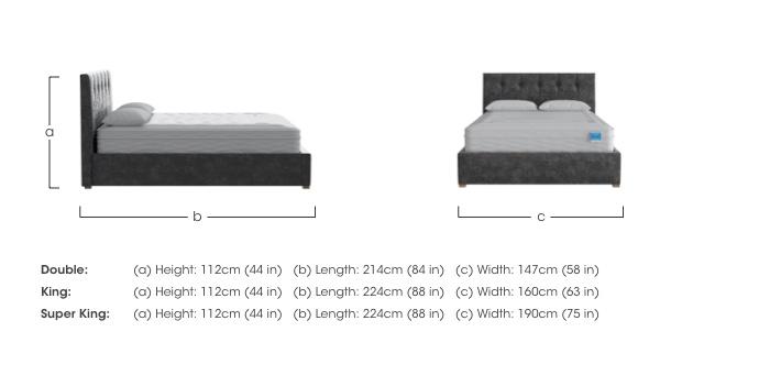 Noah Ottoman Bed Frame in  on Furniture Village
