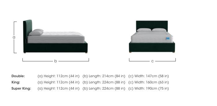 Hugh Ottoman Bed Frame in  on Furniture Village