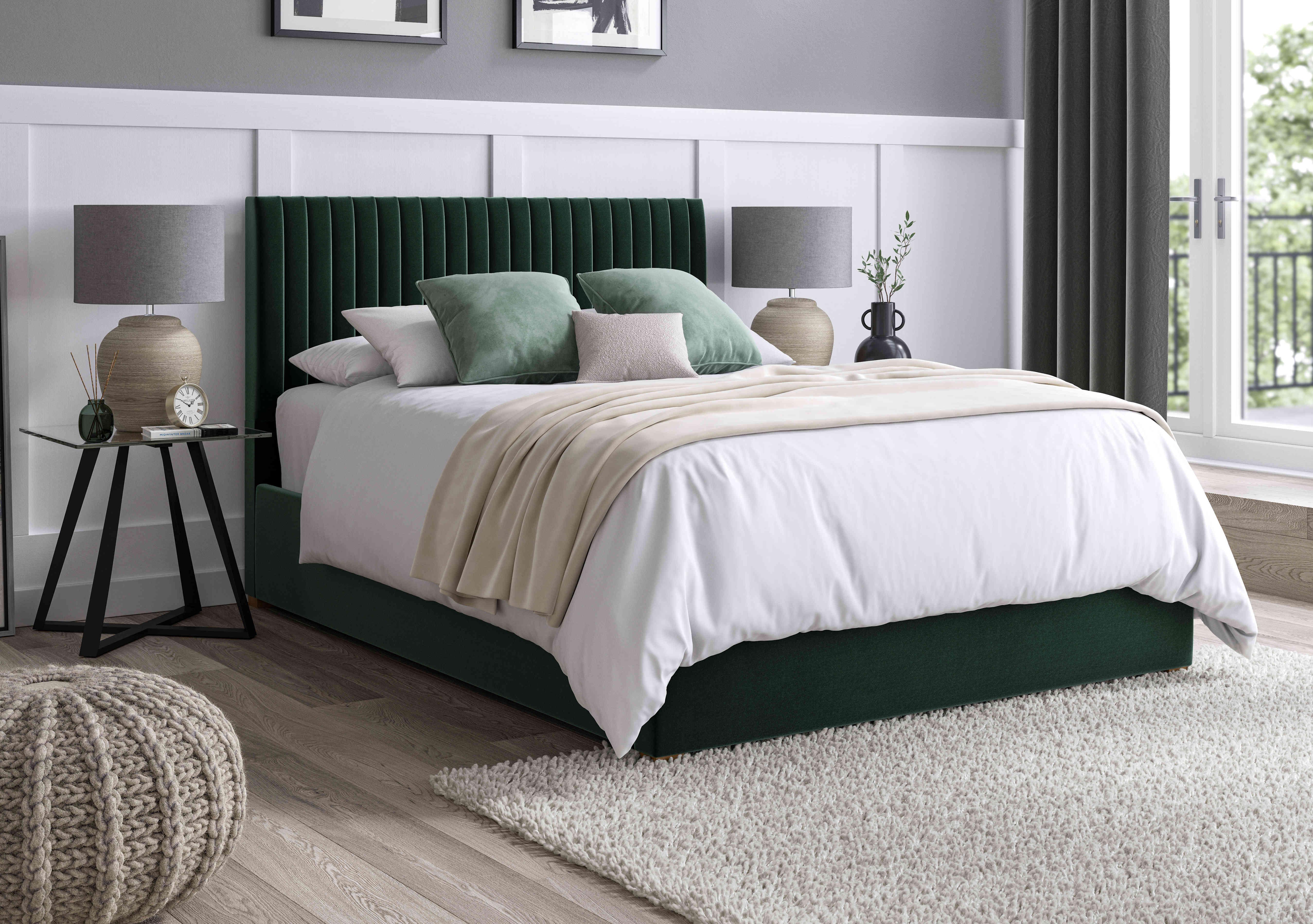 Hugh Ottoman Bed Frame in  on Furniture Village