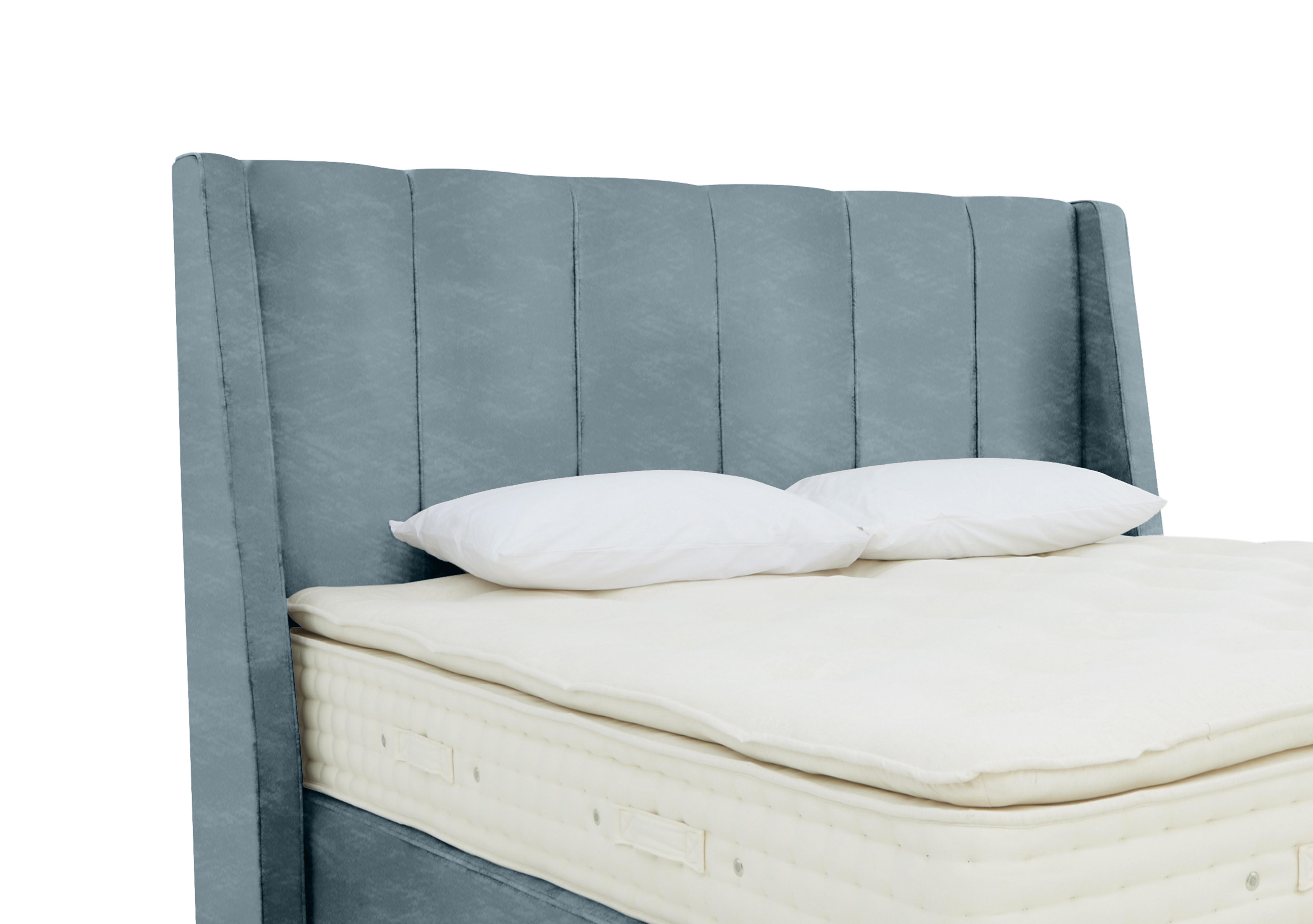 Longwick Floor Standing Headboard in 601/ Premium Glacier Blue on Furniture Village