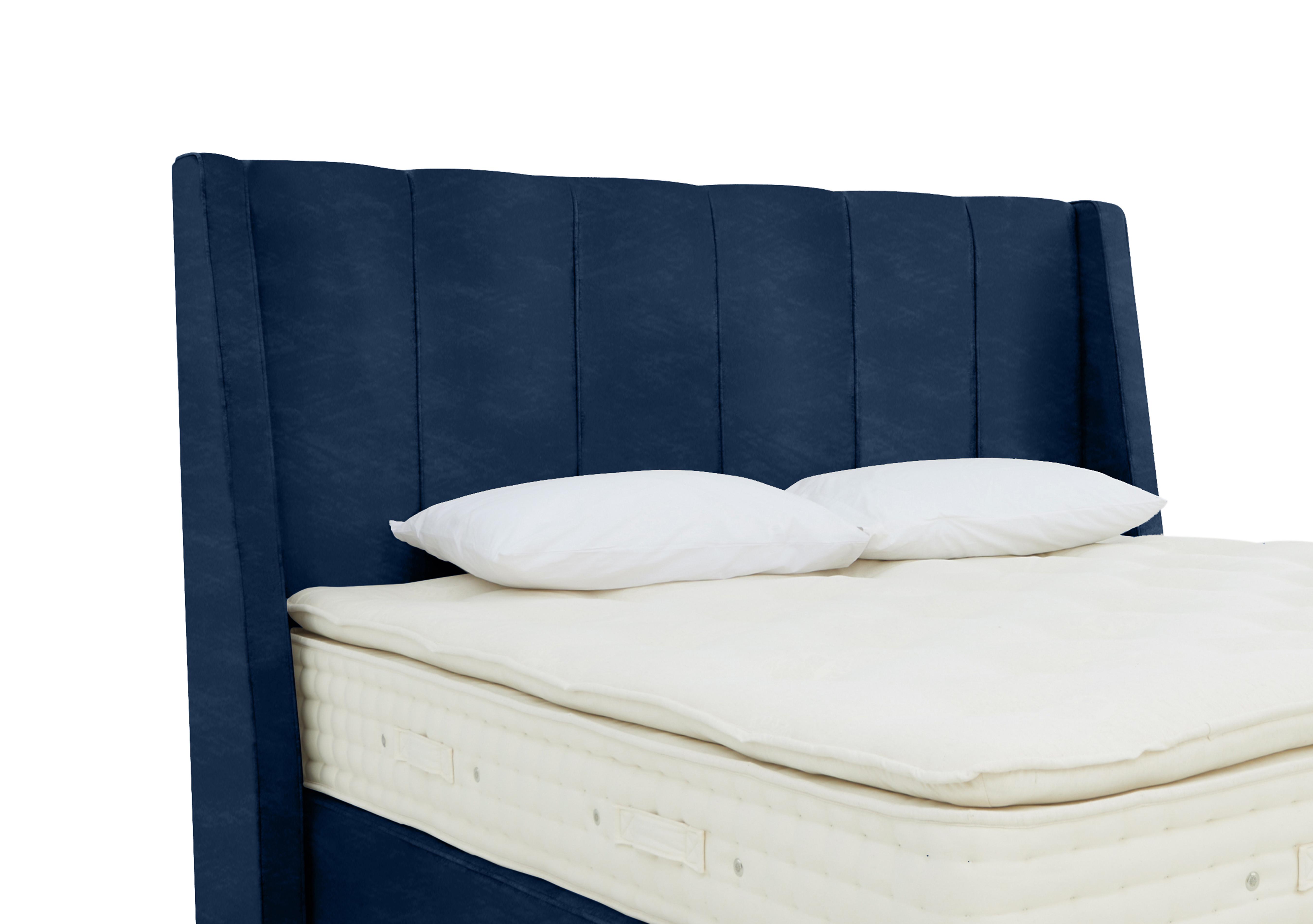 Longwick Floor Standing Headboard in 606/ Premium Royal Navy on Furniture Village