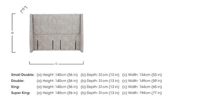 Longwick Floor Standing Headboard in  on Furniture Village