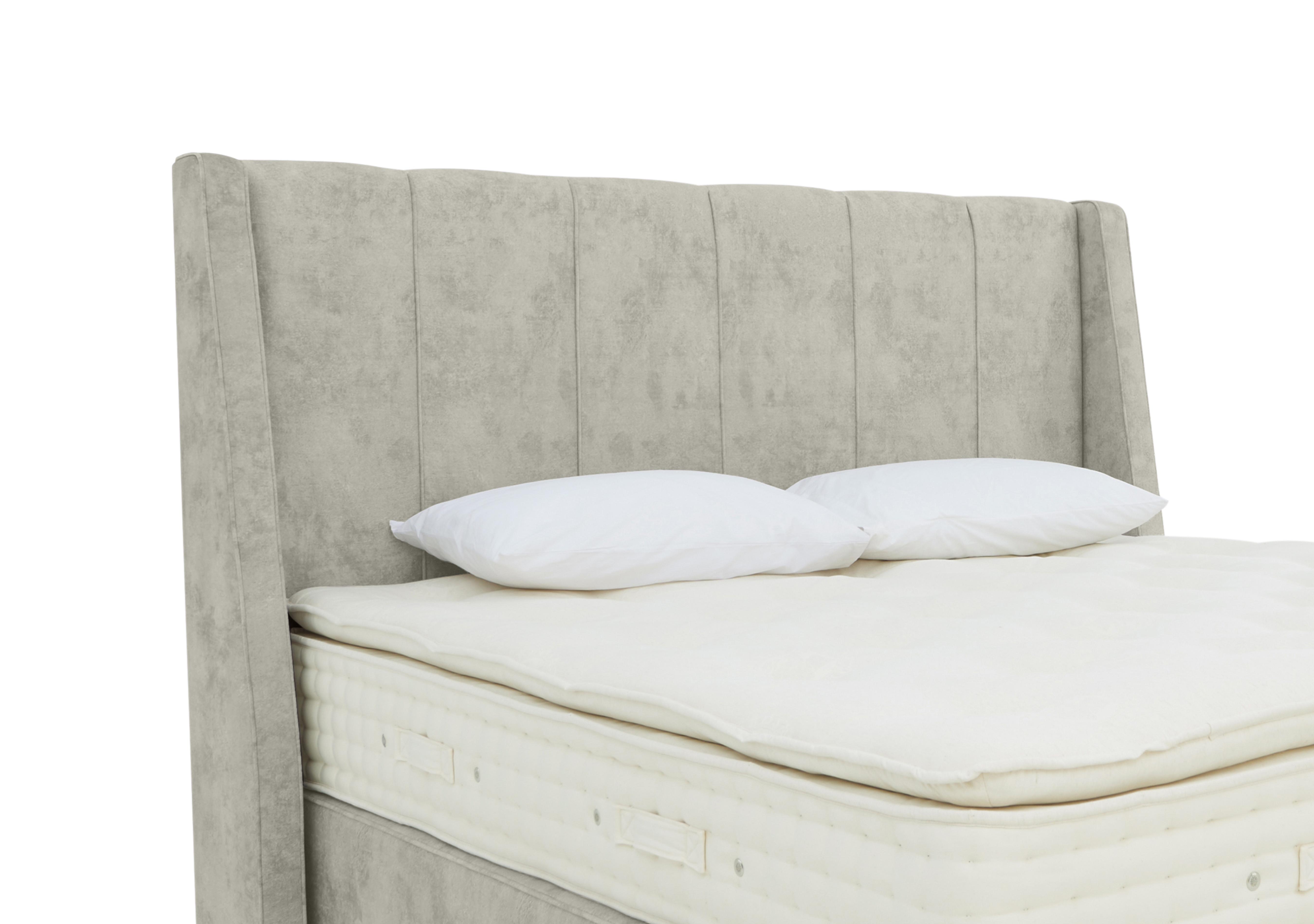 Longwick Floor Standing Headboard in Daytona Stone on Furniture Village