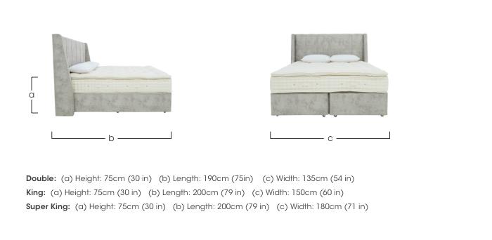 Bespoke Monarch Divan Set in  on Furniture Village