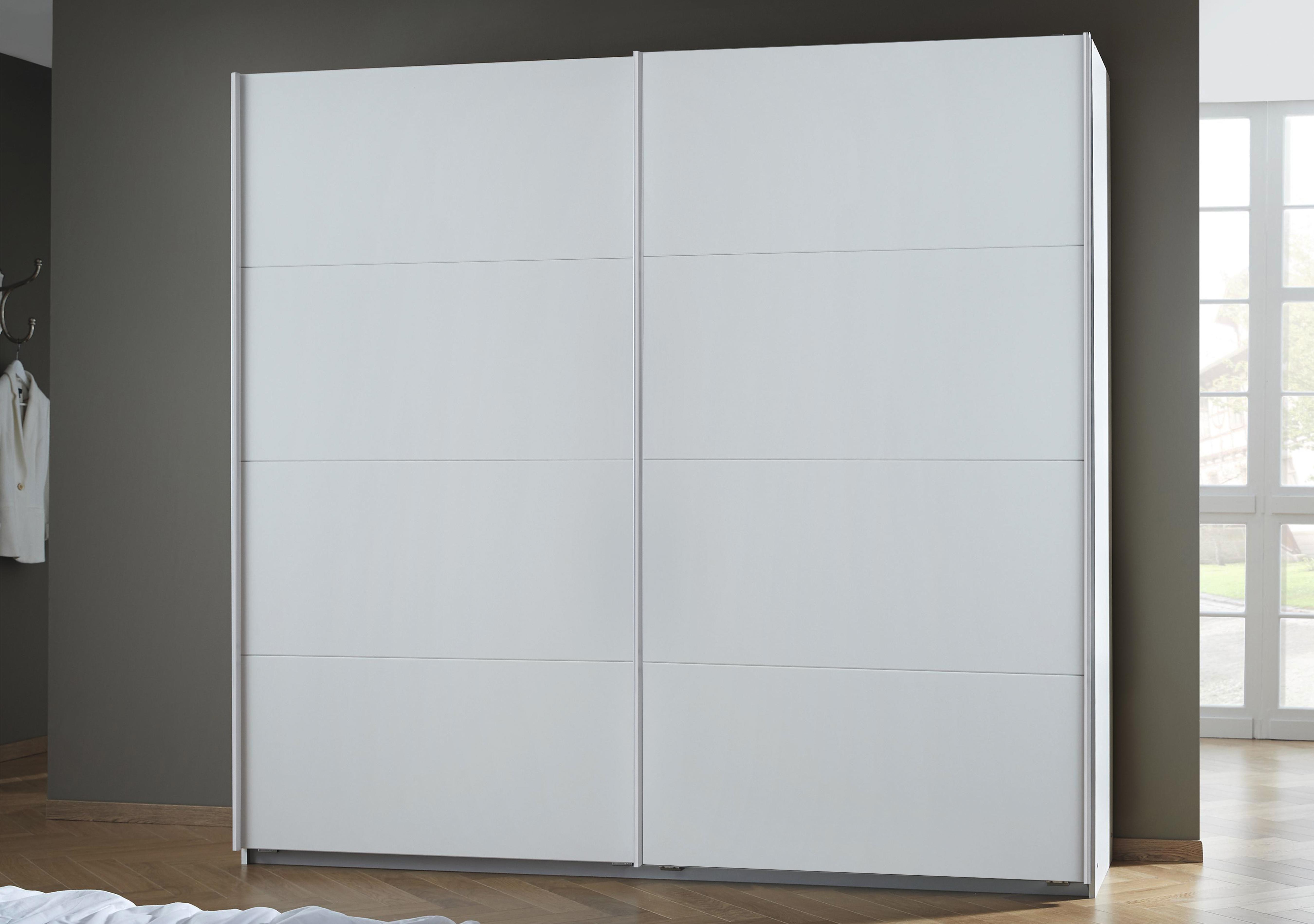 Lima 226cm 2 Door Sliding Wardrobe with Decor Front 210cm Tall in  on Furniture Village