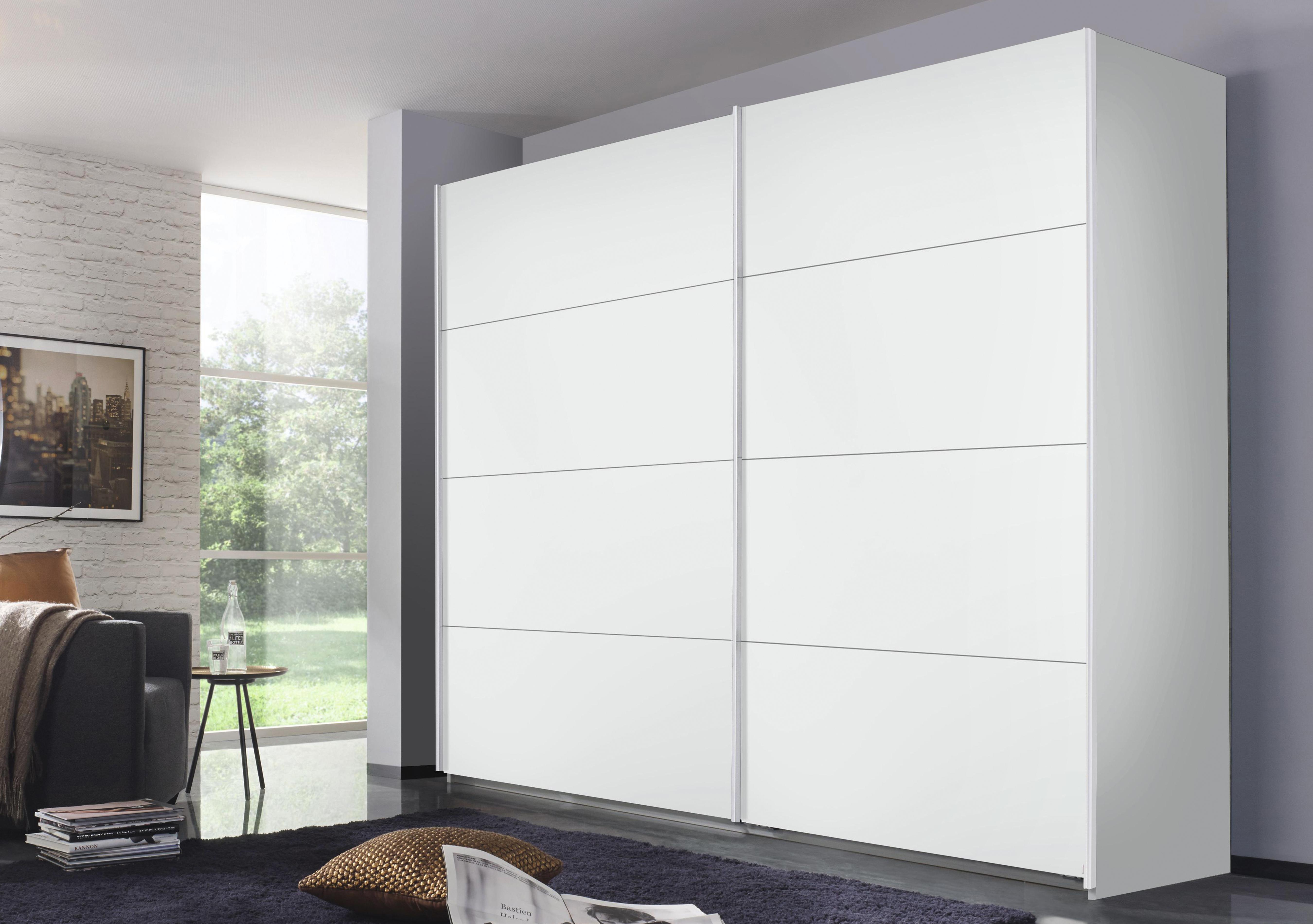 Lima 271cm 2 Door Sliding Wardrobe with Decor Front 210cm Tall in  on Furniture Village