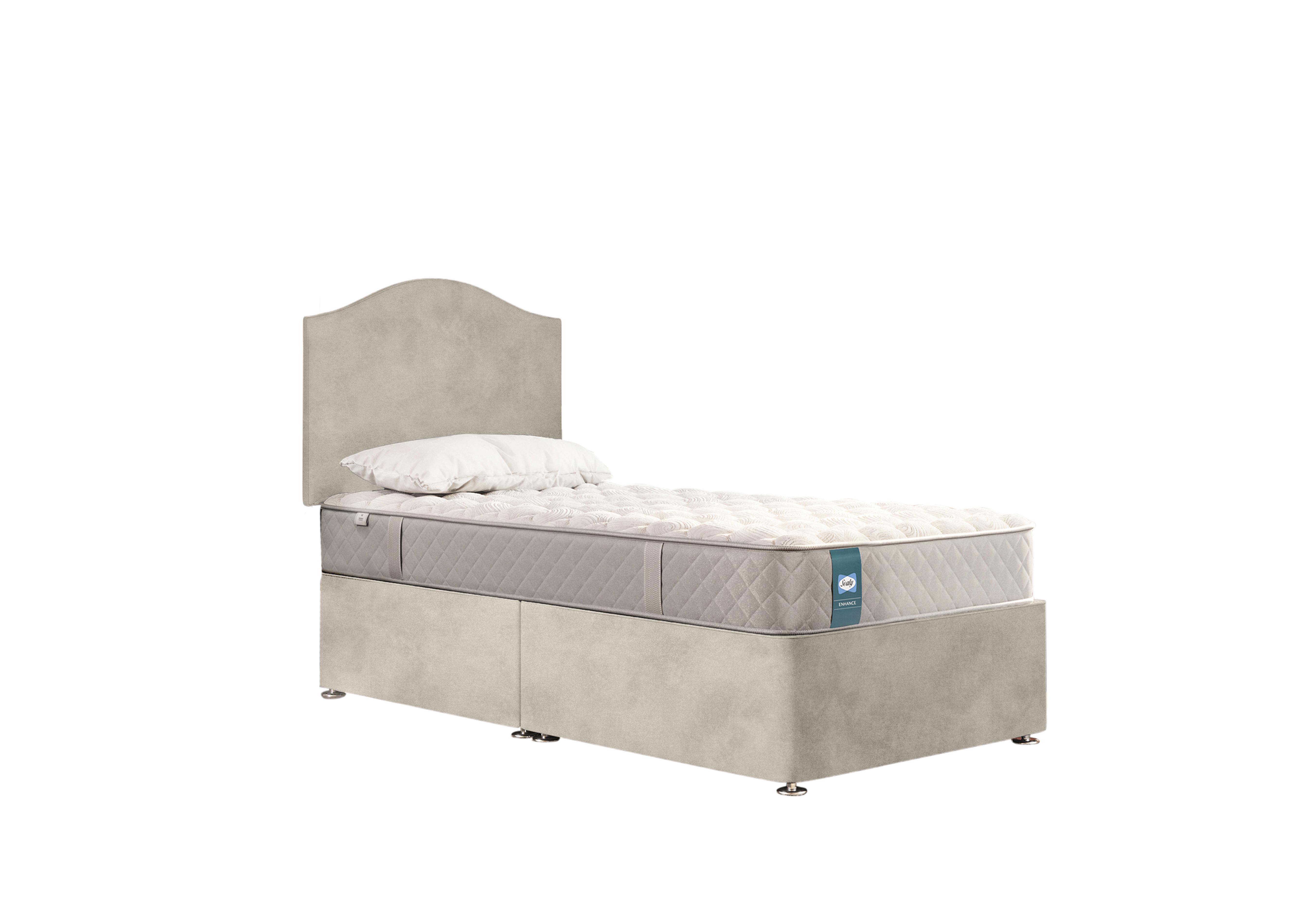 Sterling Divan Set in Velvet Dove on Furniture Village