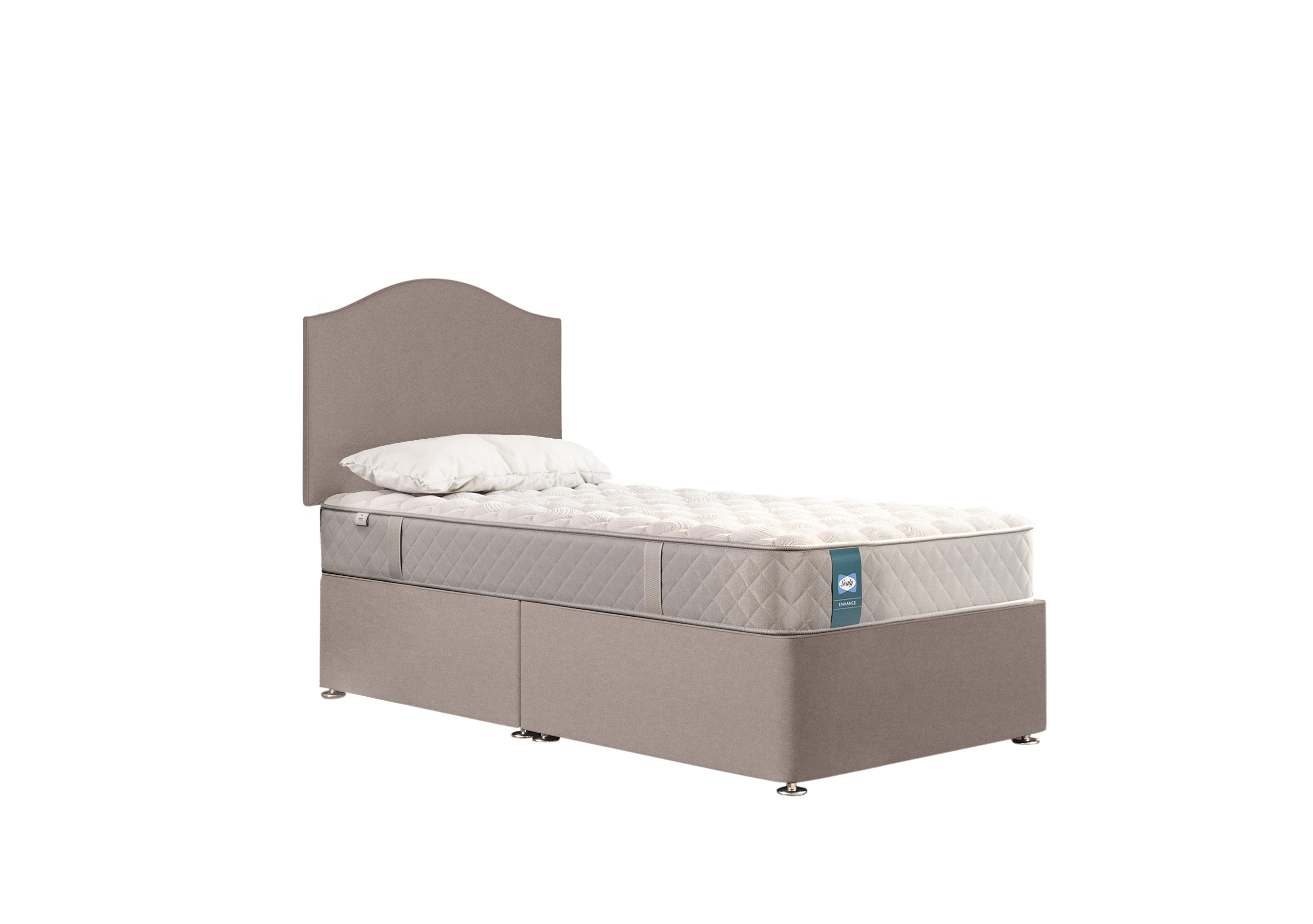 Sterling Divan Set in Wool Latte on Furniture Village