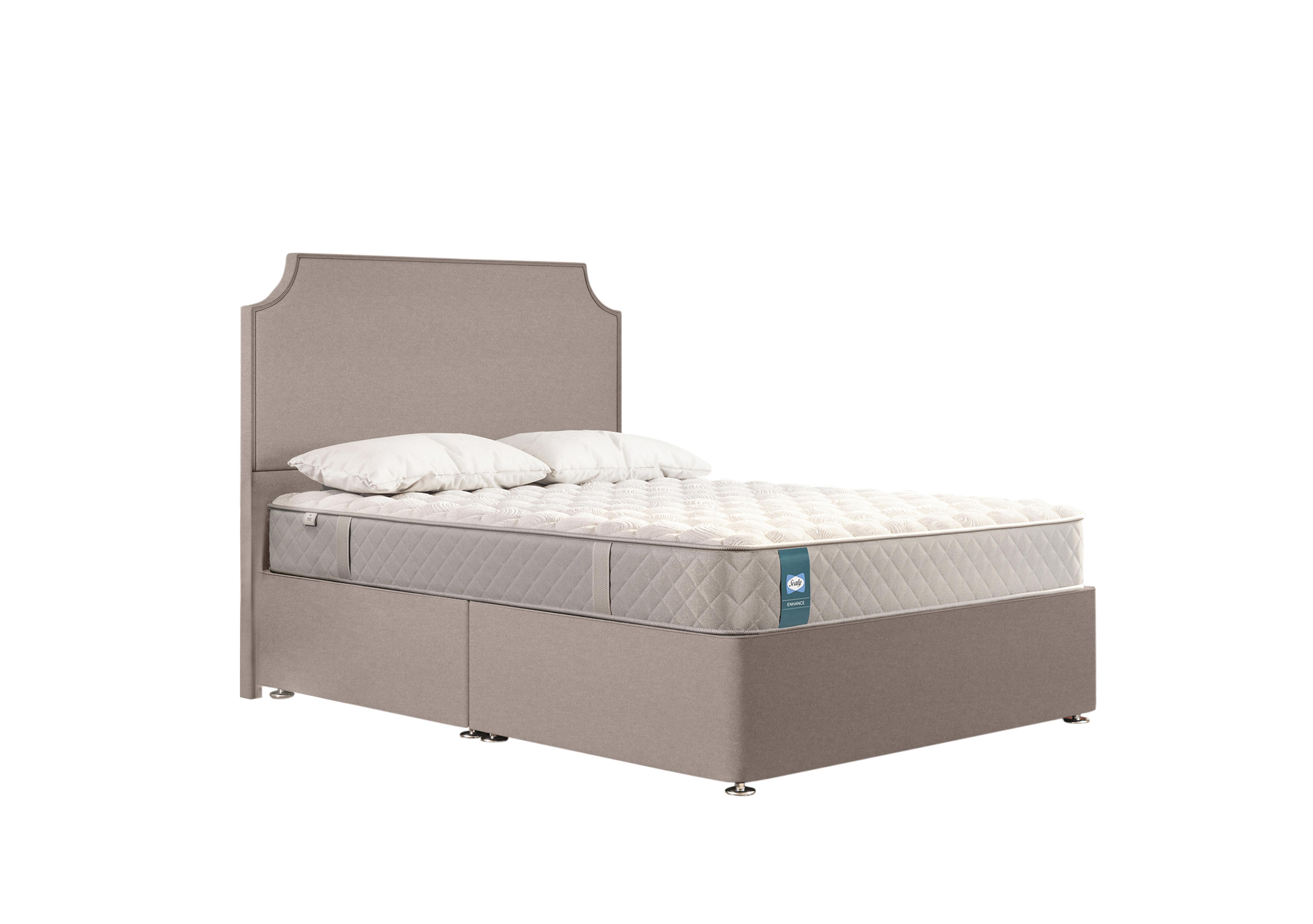 Sterling Divan Set in Wool Latte on Furniture Village