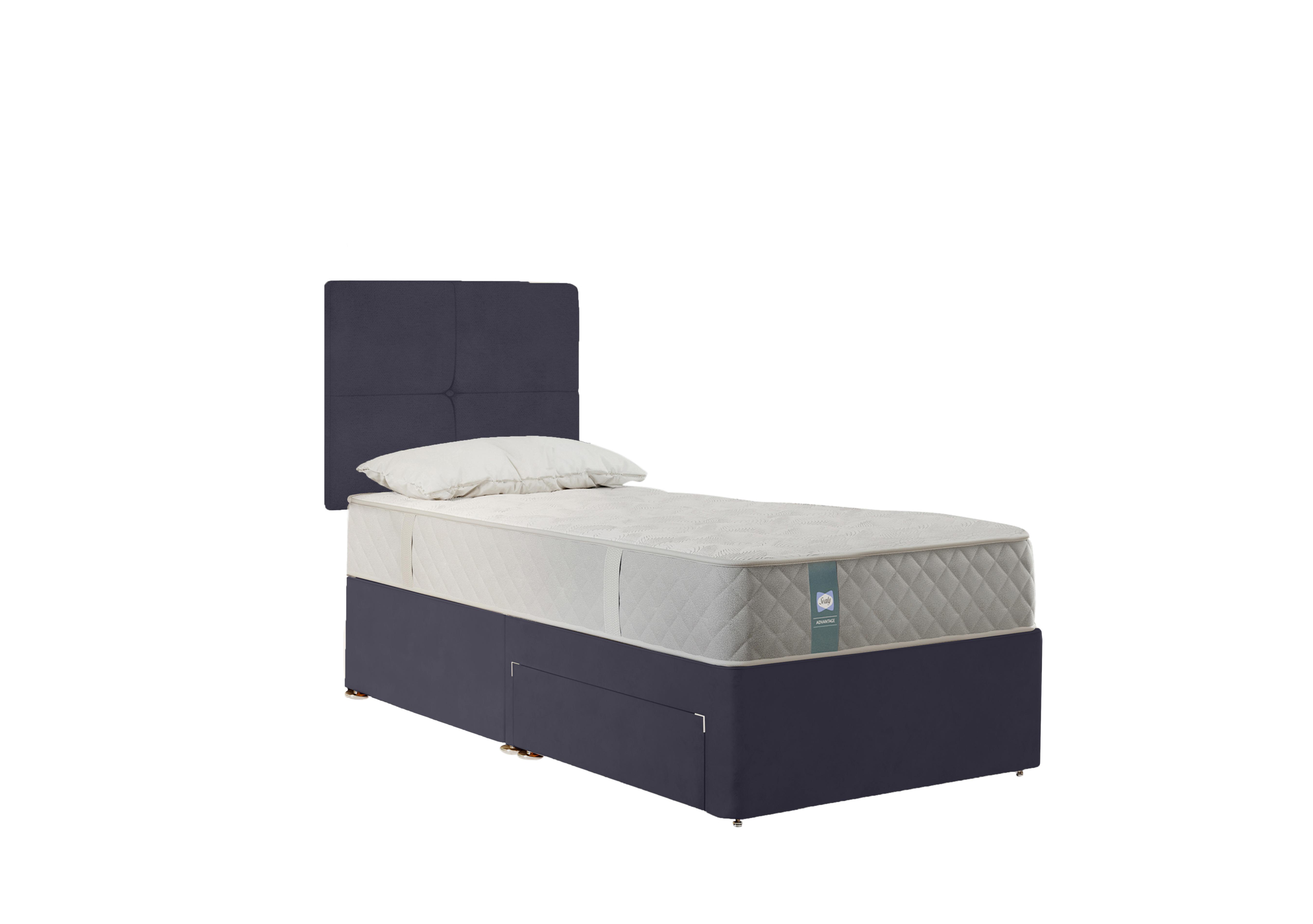 Waltham Divan Set in Wool Midnight on Furniture Village