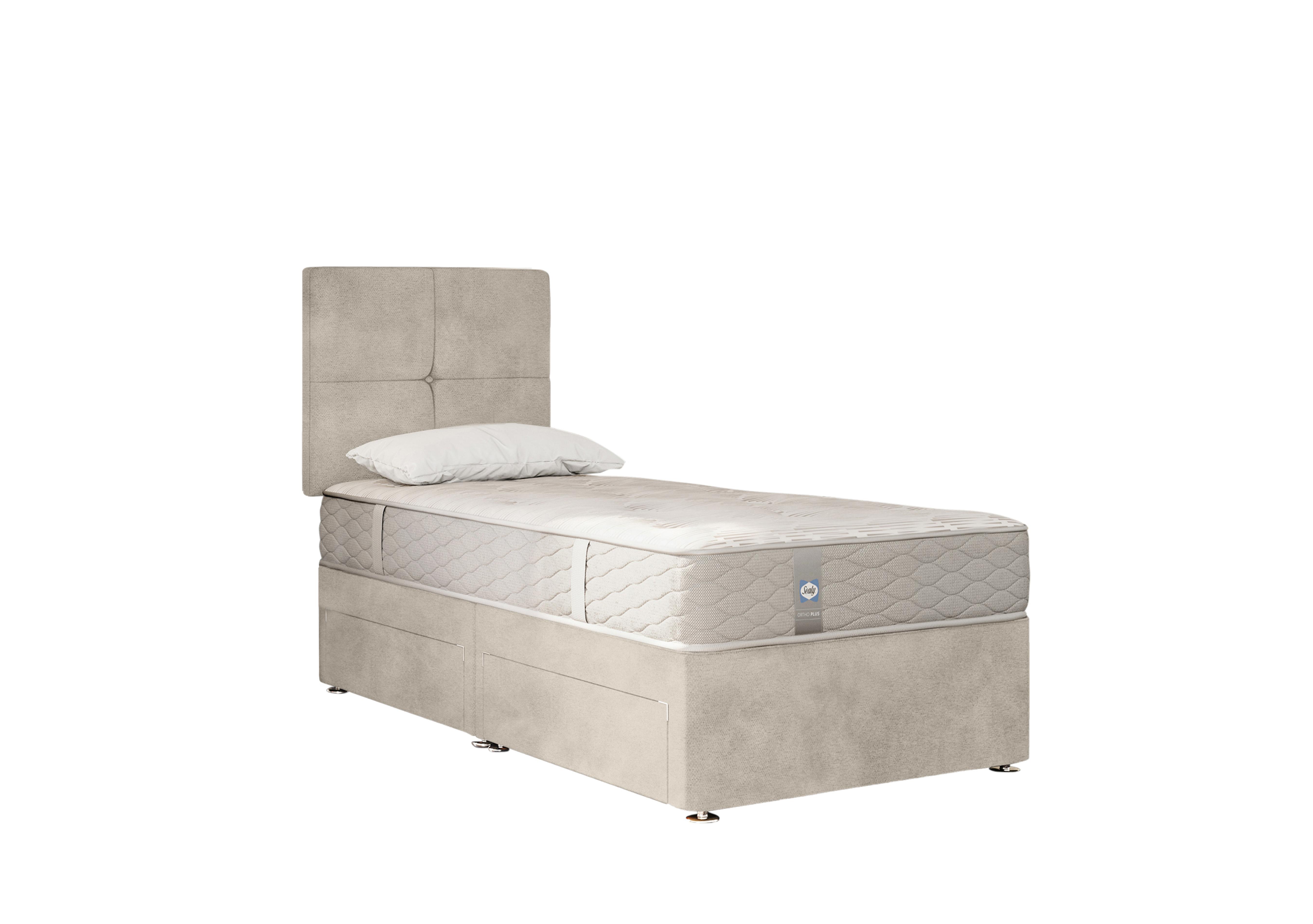 Eaglesfield Divan Set in Velvet Dove on Furniture Village