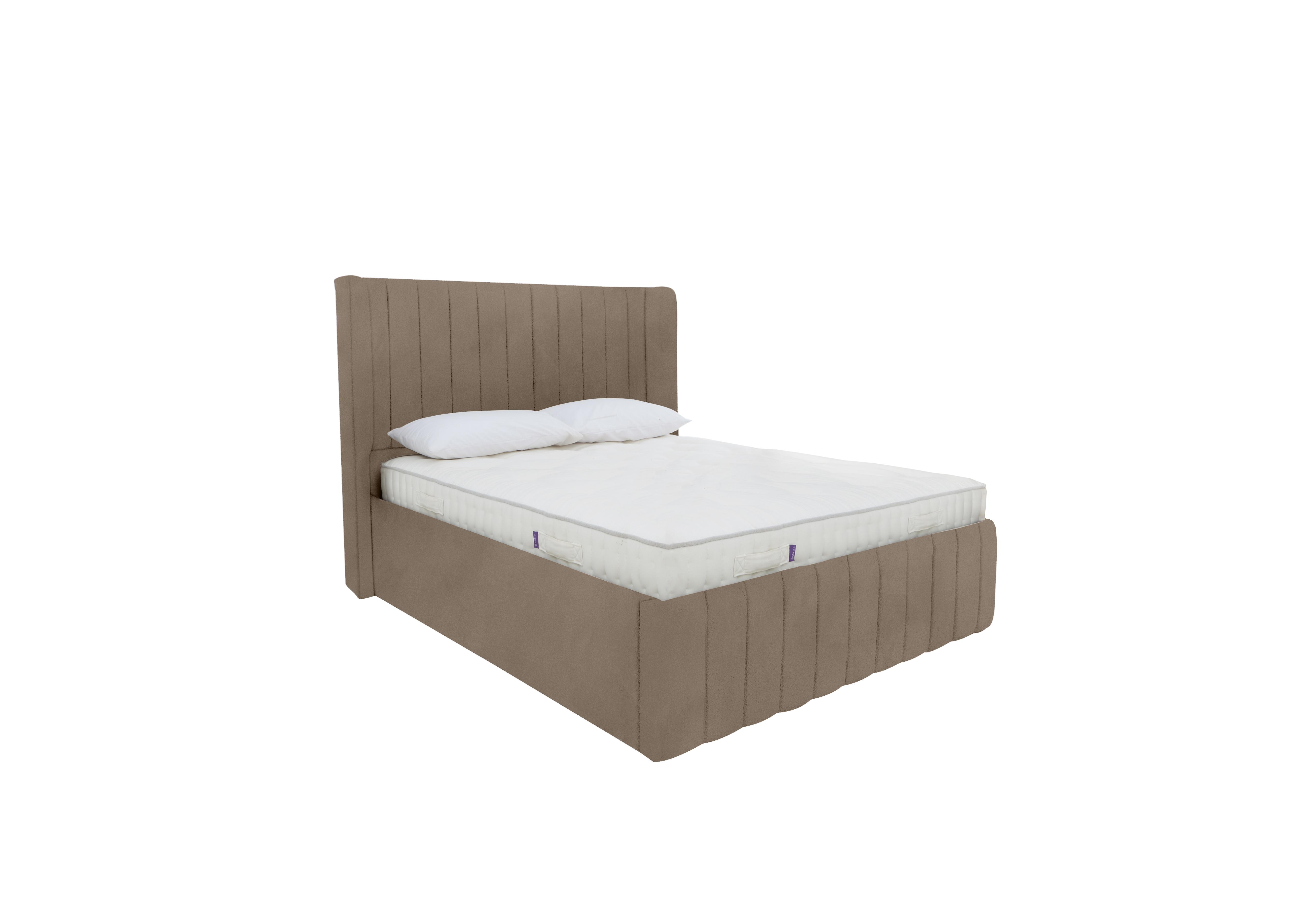 Eira Low Foot End Ottoman Bed Frame in Sanderson Potters Clay on Furniture Village