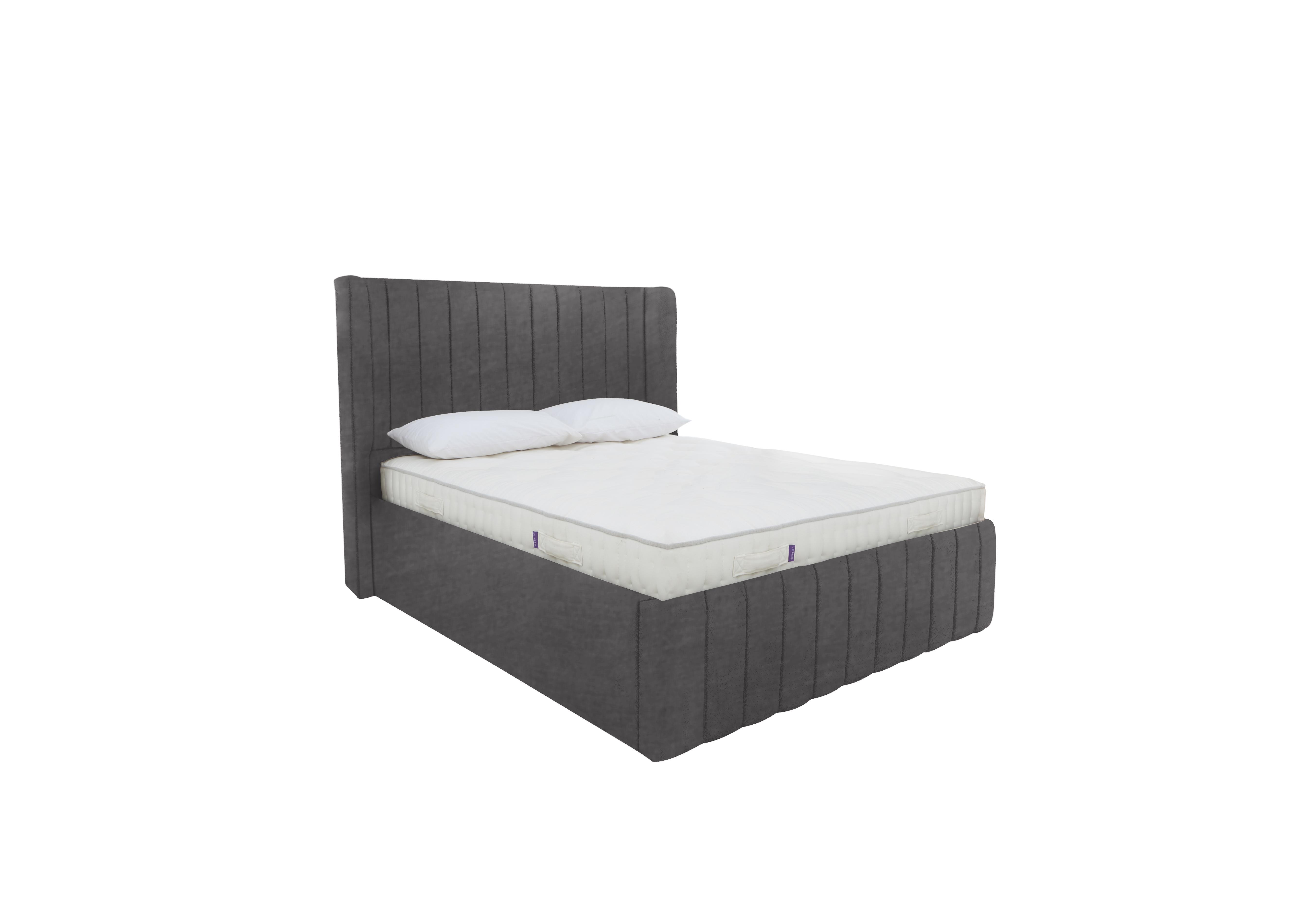 Eira Low Foot End Ottoman Bed Frame in Savannah Coal on Furniture Village