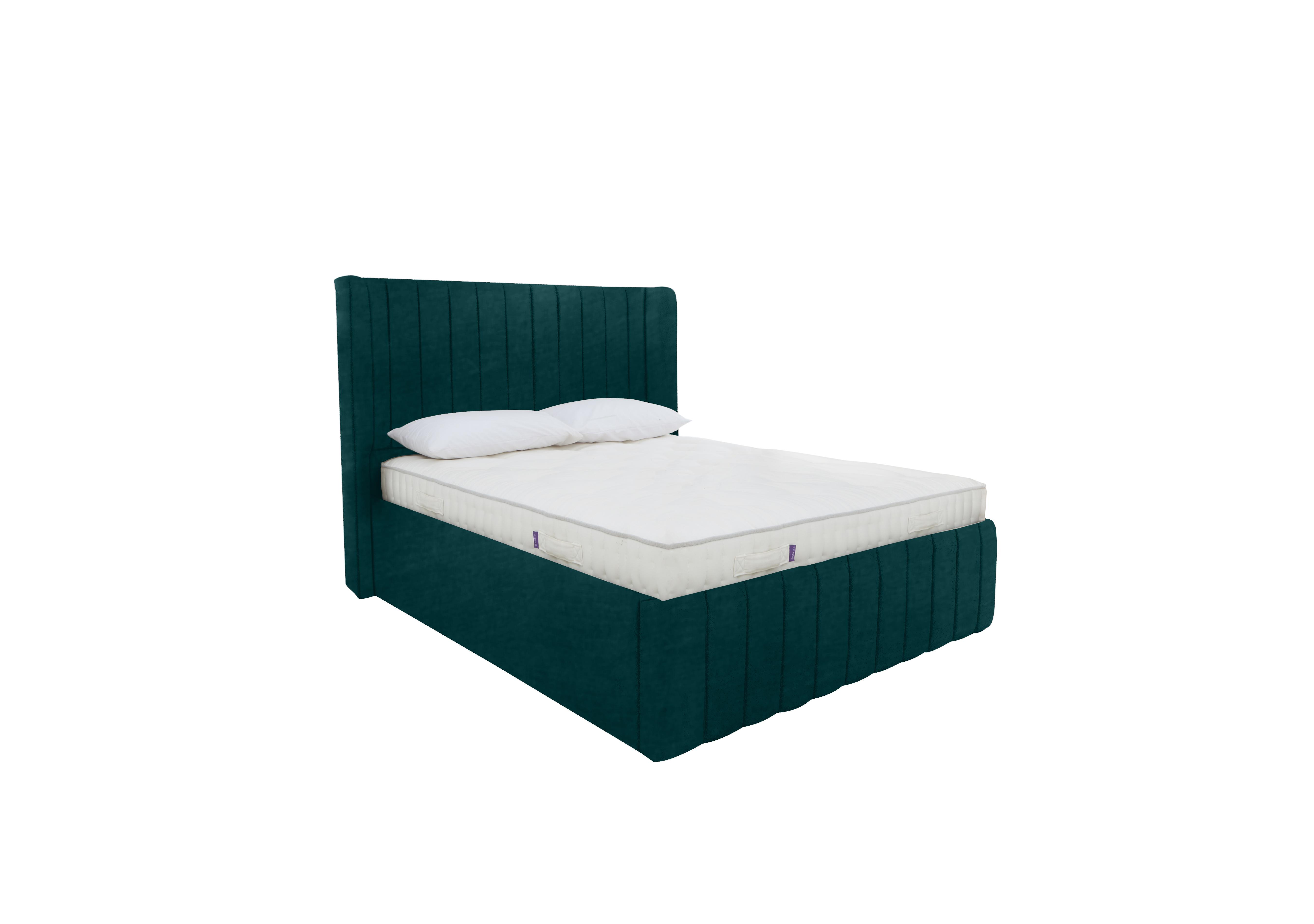 Eira Low Foot End Ottoman Bed Frame in Savannah Ocean on Furniture Village