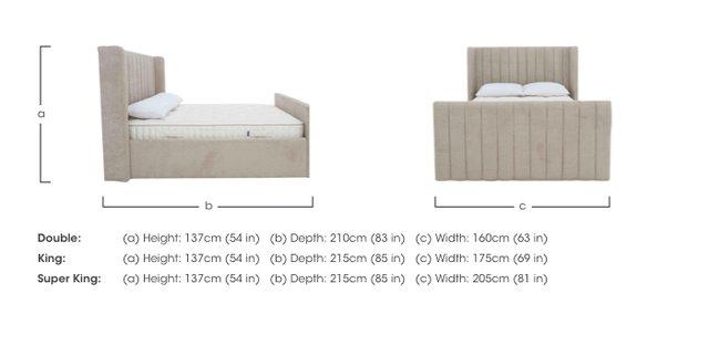 Eira High Foot End Ottoman Bed Frame in  on Furniture Village