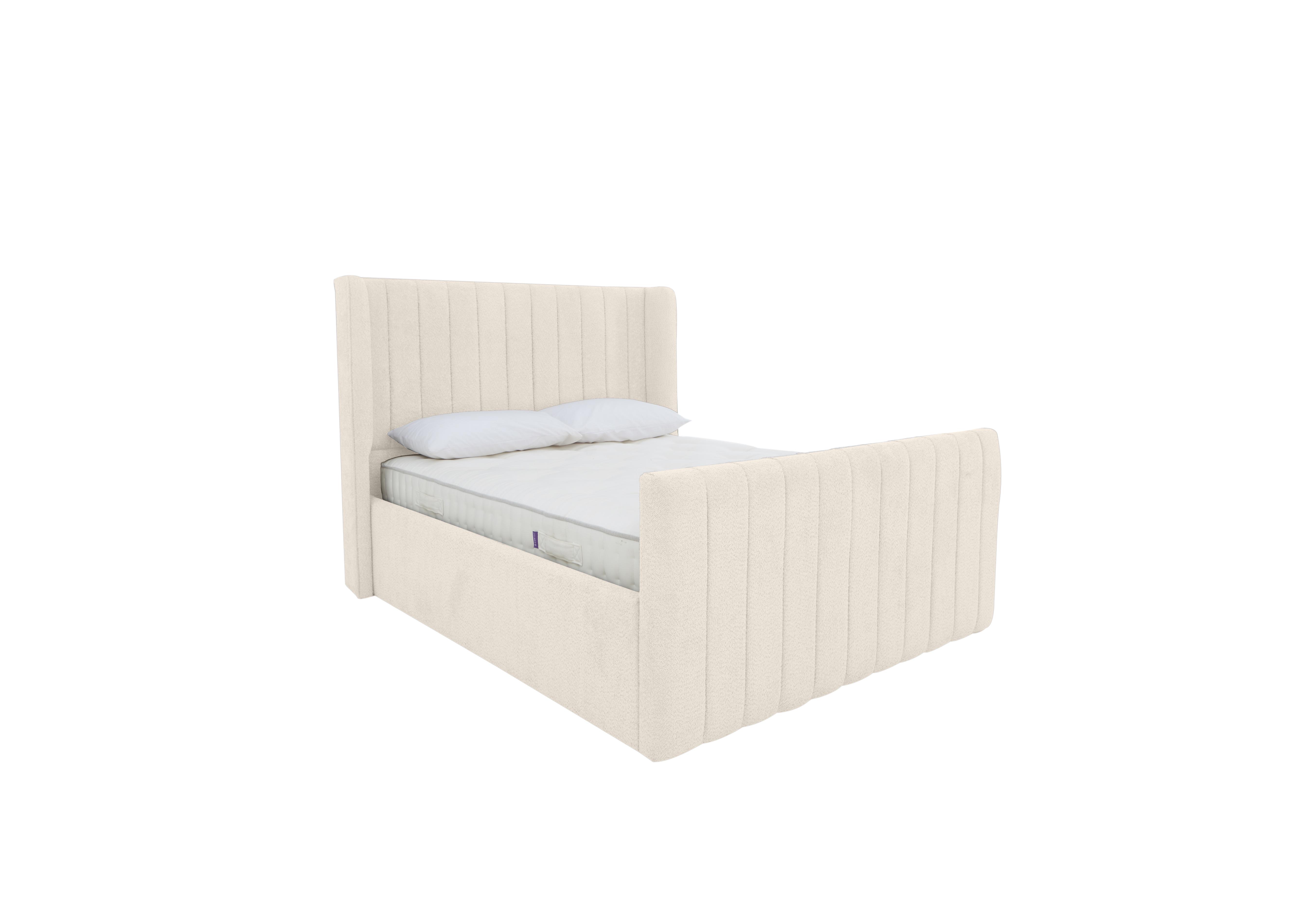 Eira High Foot End Ottoman Bed Frame in Comfy Oat on Furniture Village